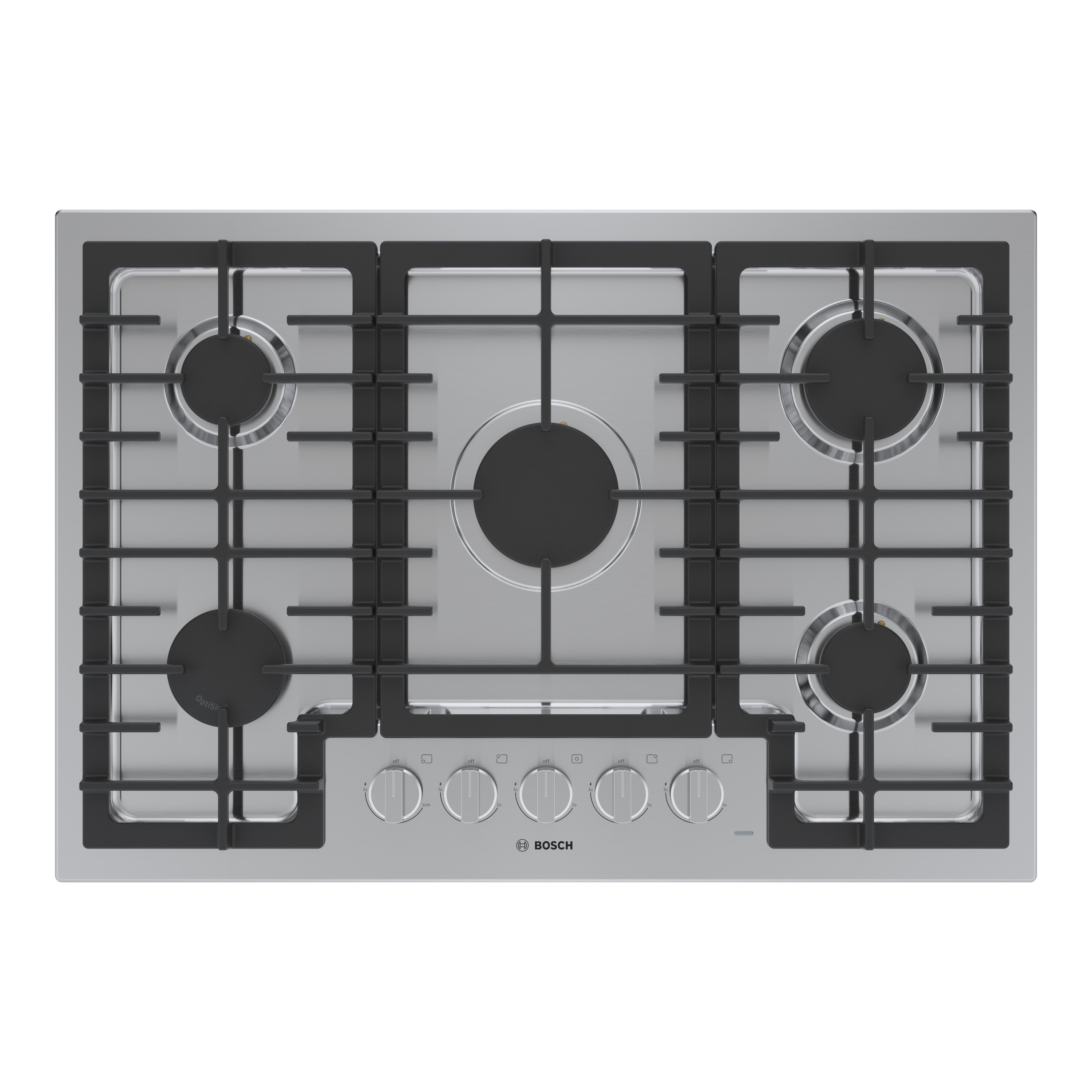 Bosch 500 Series 30-in 4 burners Stainless steel Gas Cooktop