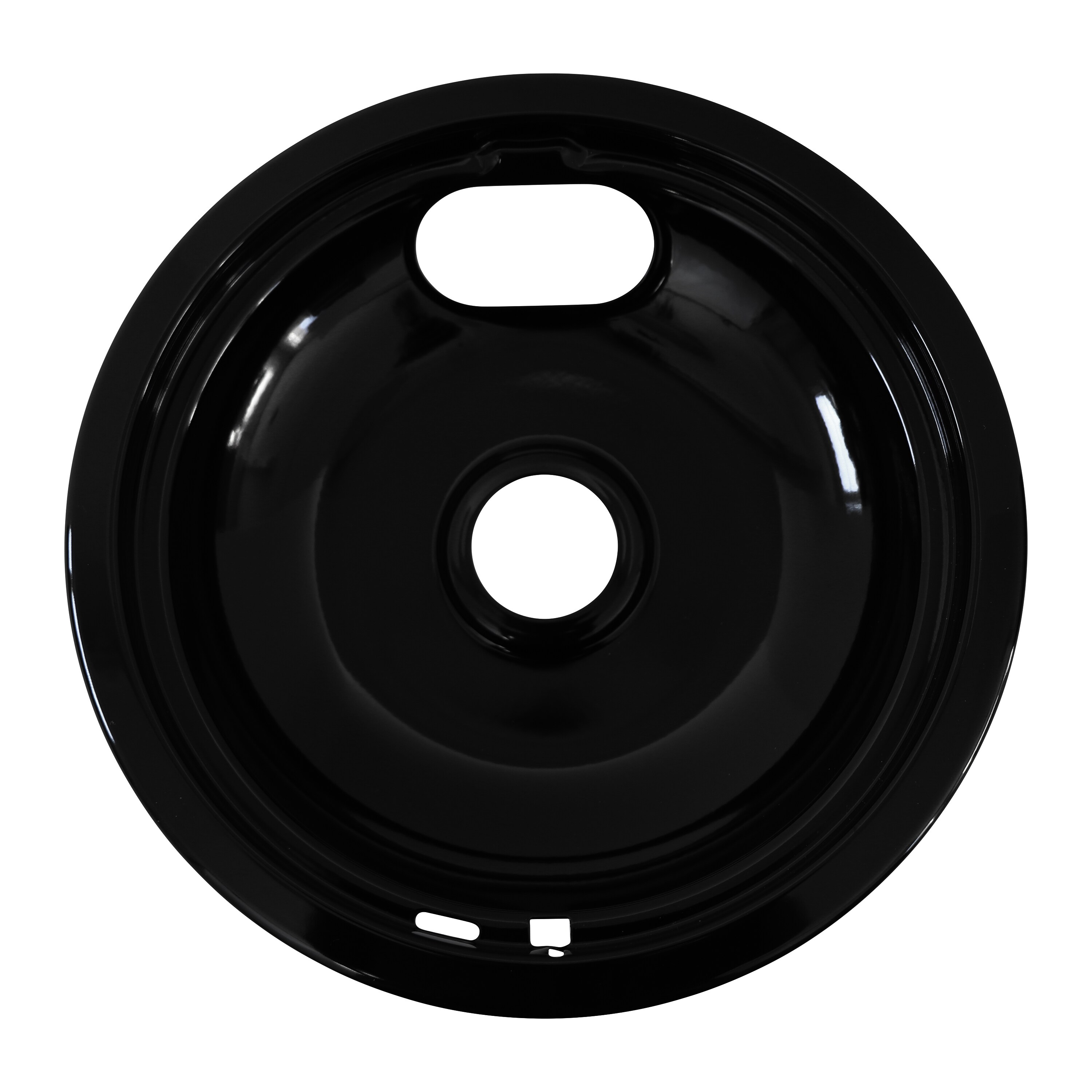Whirlpool Electric Range 8 in Drip Pan and Trim Ring Set Porcelain