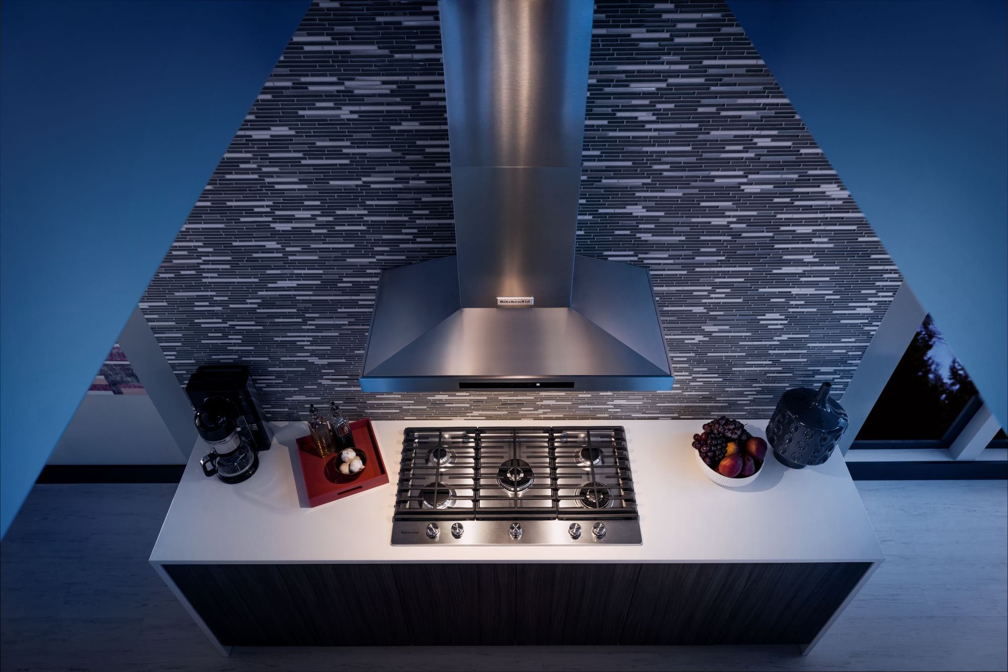 Wall-Mounted range hood Flue cover 2 -Pack Stainless Steel