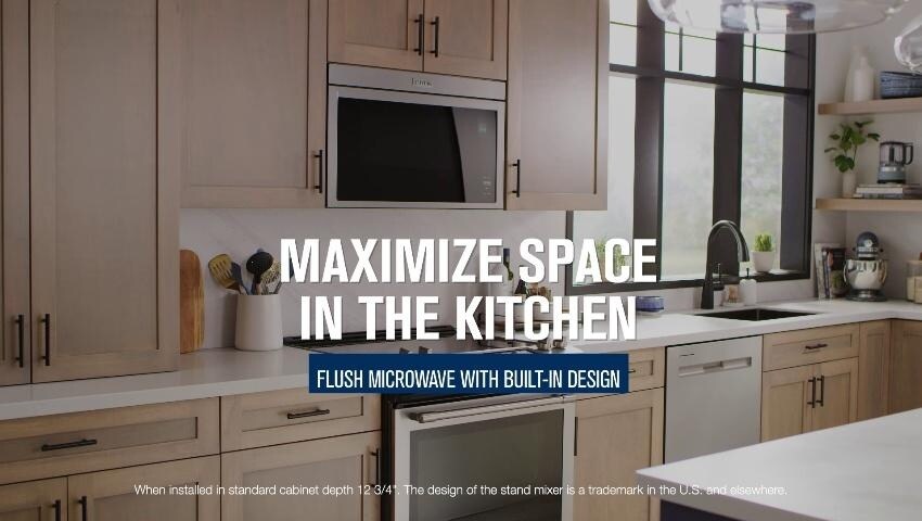 Maytag Maytag 1 1 Cu Ft Over the Range Flush Mount Microwave