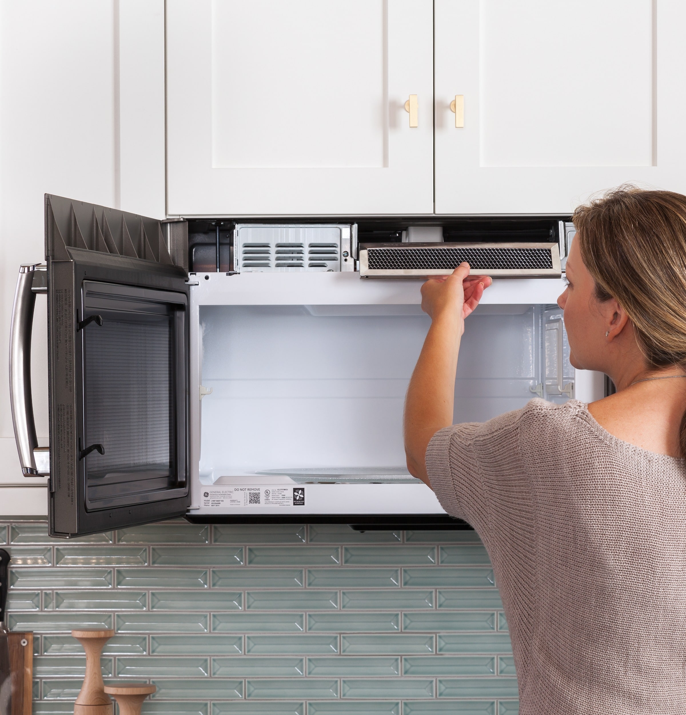GE Built-In microwave Filter kit ( Stainless look )