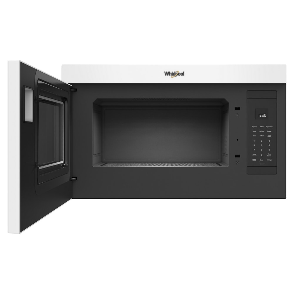 Whirlpool 1 1 cu ft 1000 Watt Over the Range Microwave with Sensor Cooking White