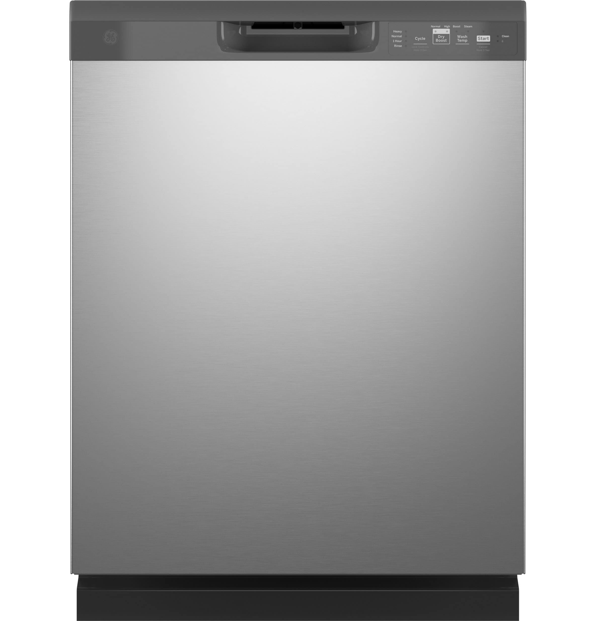 GE Dry Boost Front Control 24 in Built In Dishwasher Stainless Steel ENERGY STAR 59 dBA