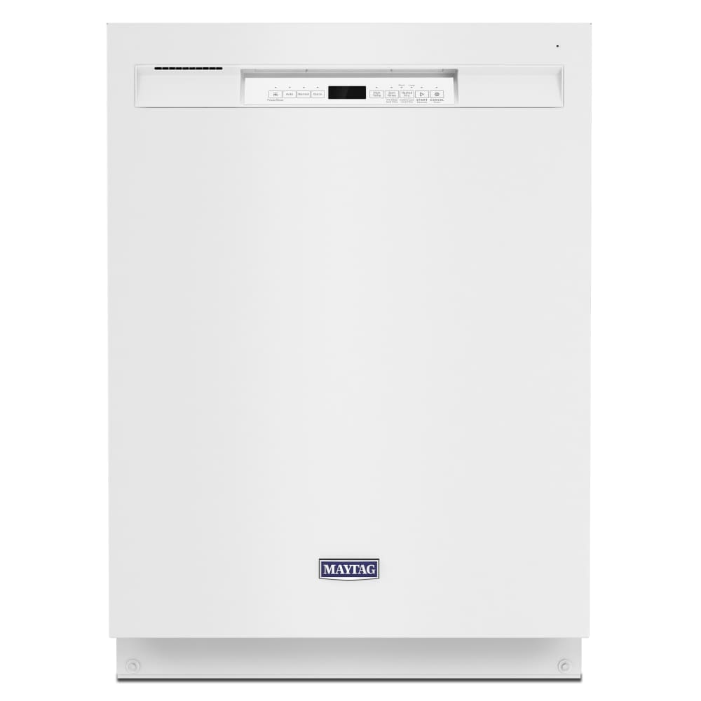 Maytag 50 Decibel Built in Dishwasher White Common 24 in Actual 23 88 in ENERGY STAR