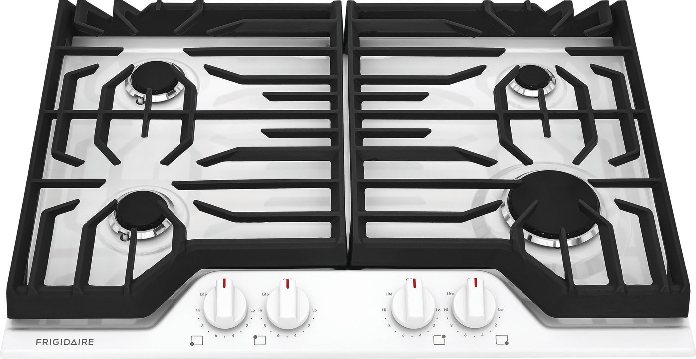 Frigidaire 30-in 4 burners White Gas Cooktop