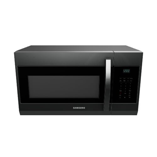 Samsung 1 7 cu ft Over the Range Microwave Fingerprint Resistant Black Stainless Steel