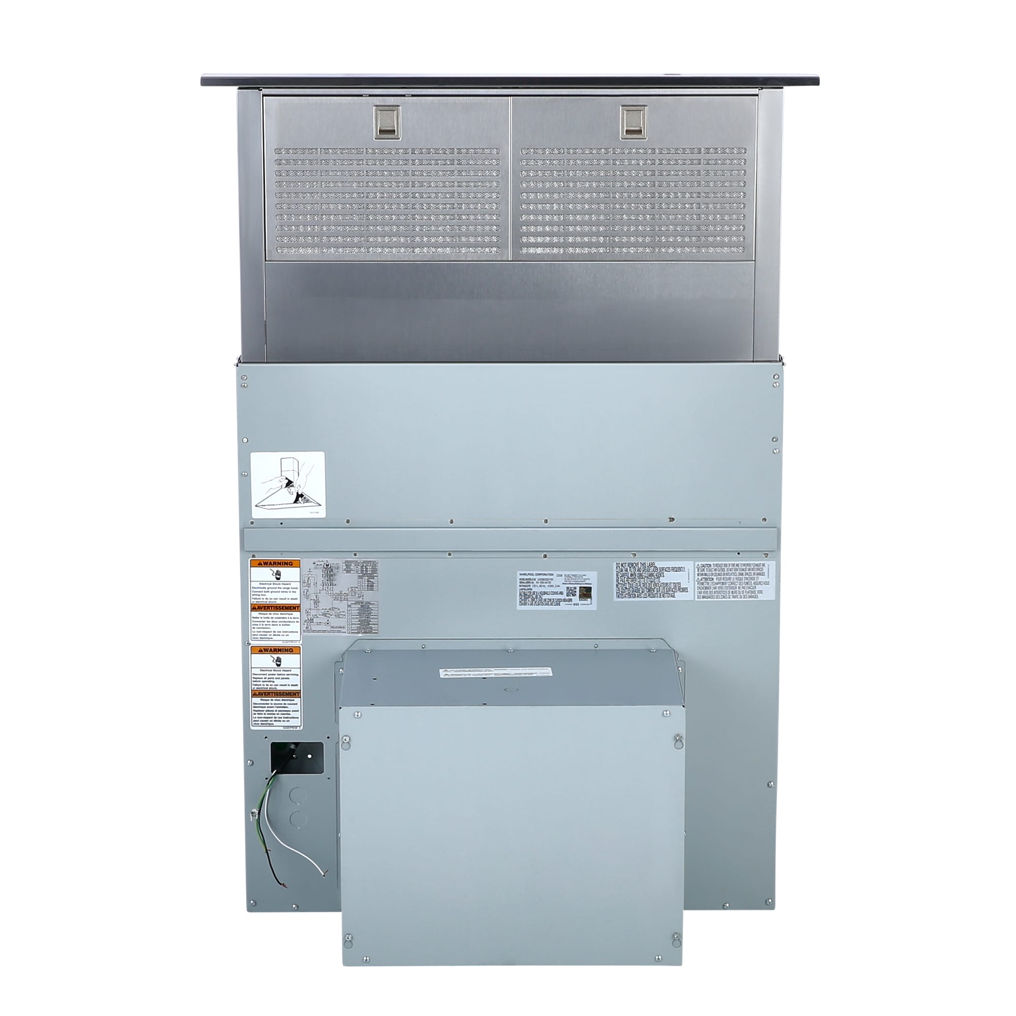 Whirlpool 30 in Telescoping Stainless Steel Downdraft Range Hood