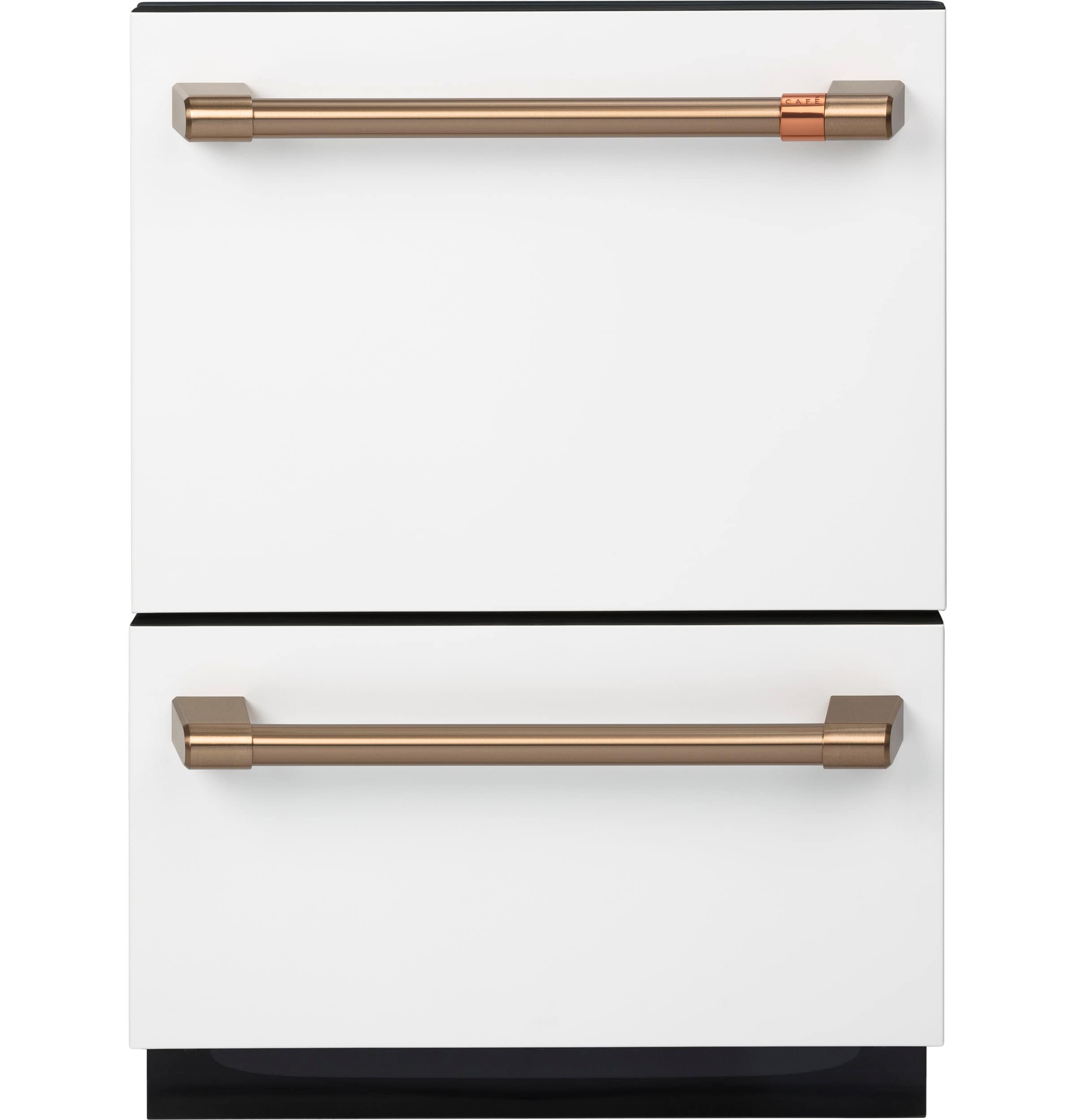 Cafe 49 Decibel 24 in Double Drawer Dishwasher Matte White