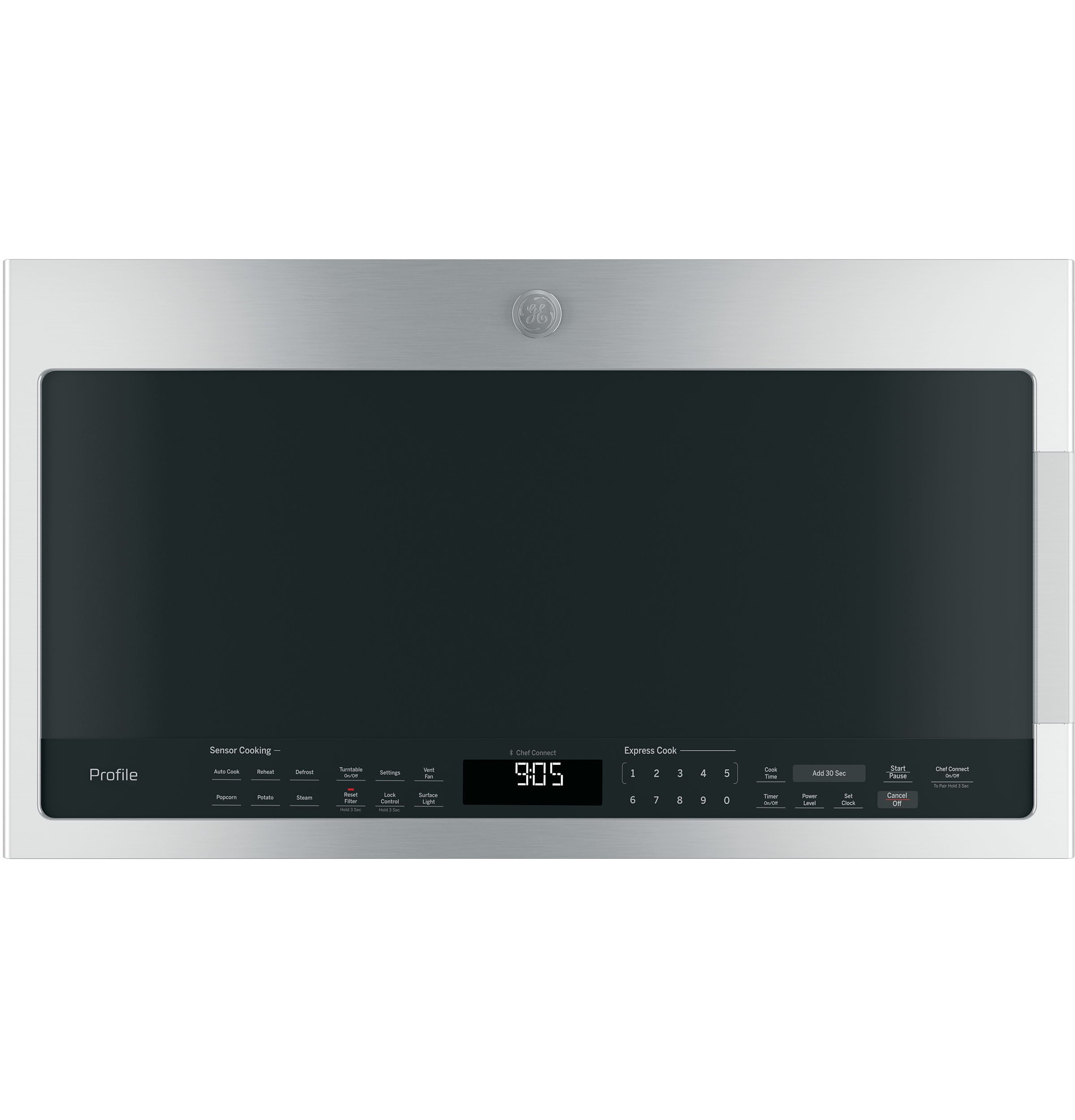 GE Profile 2 1 cu ft Over the Range Microwave with Sensor Cooking Stainless Steel
