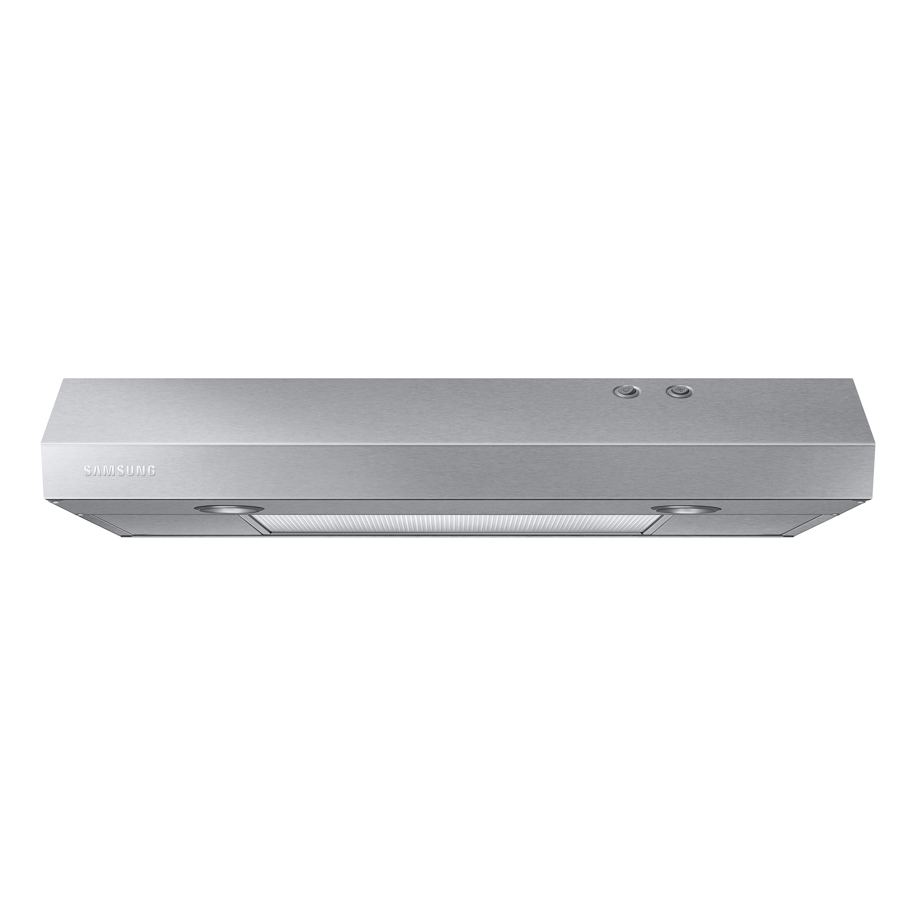 Samsung 30 in Convertible Stainless Steel Undercabinet Range Hood with Charcoal Filter