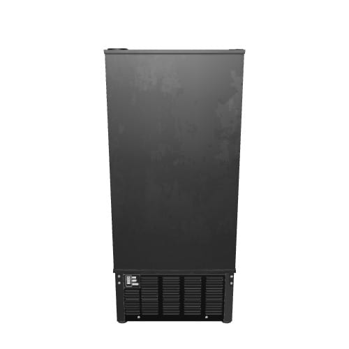 EdgeStar 50 lb Reversible Door Freestanding Built In Cubed Ice Maker Black