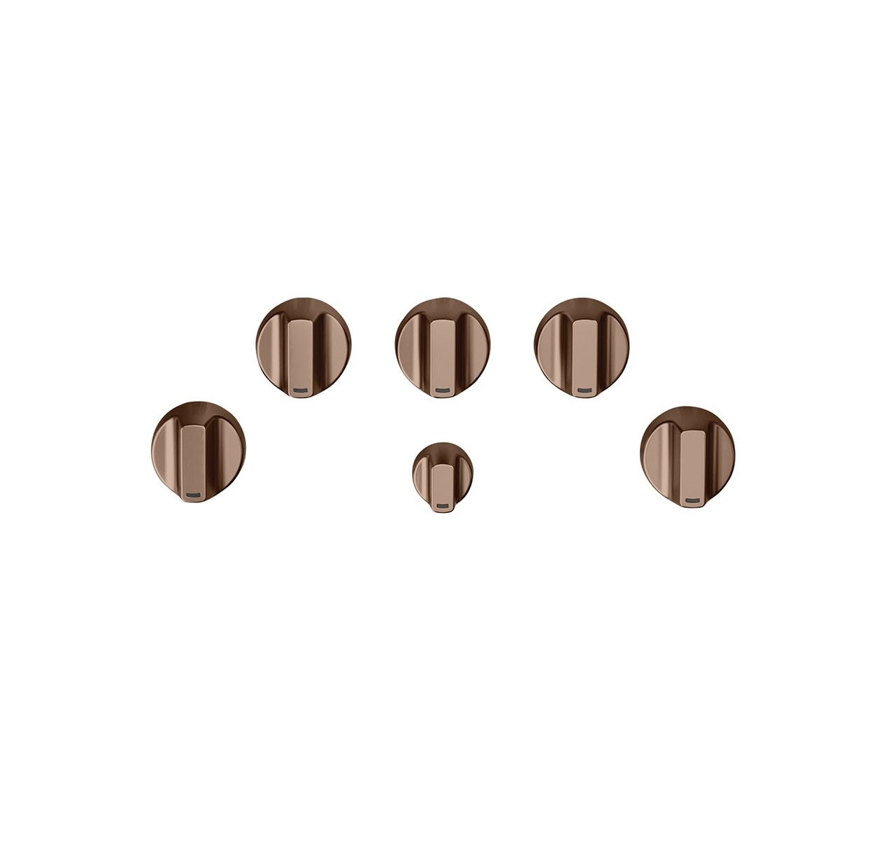 Cafe 30-in Gas cooktop Knob kit ( Brushed Copper )