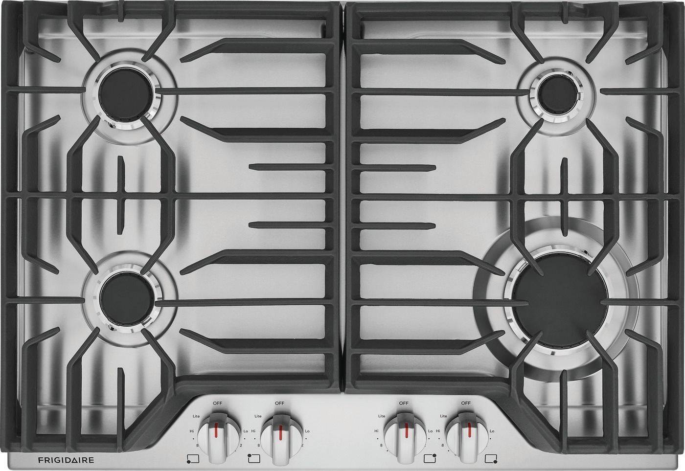 Frigidaire 30-in 4 burners Stainless steel Gas Cooktop