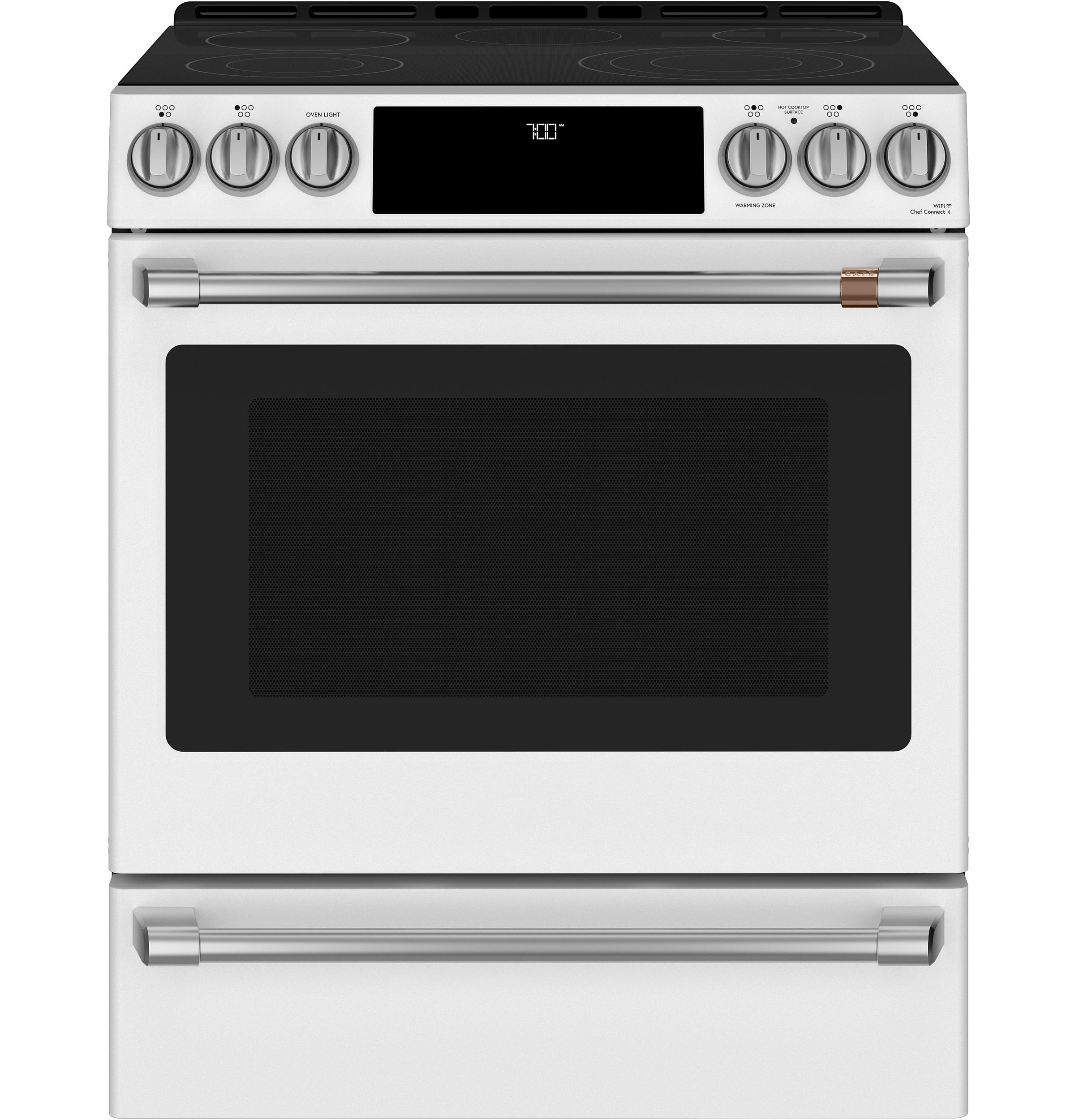 Cafe 30-in Electric range Handle and knob kit ( Brushed Stainless )