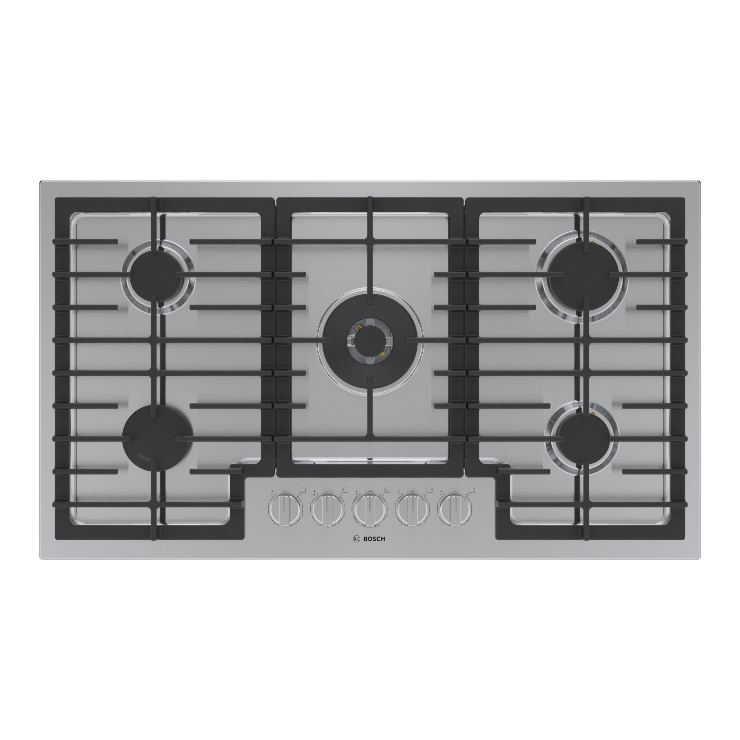 Bosch 800 Series 36-in 5 burners Stainless steel Gas Cooktop