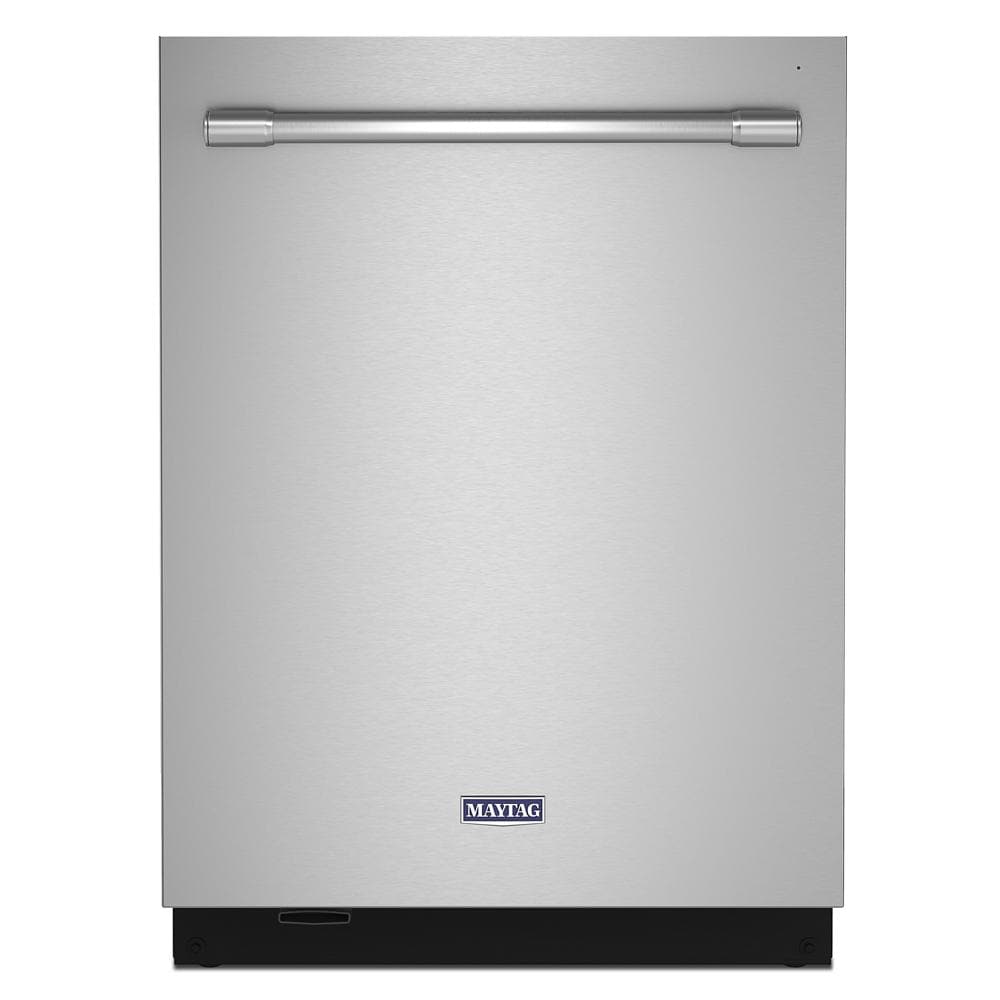 Maytag Dual Power Filtration 44 Decibel and Hard Food Disposer Built In Dishwasher Fingerprint Resistant Stainless Steel Common 24 in Actual 23 88 in ENERGY STAR