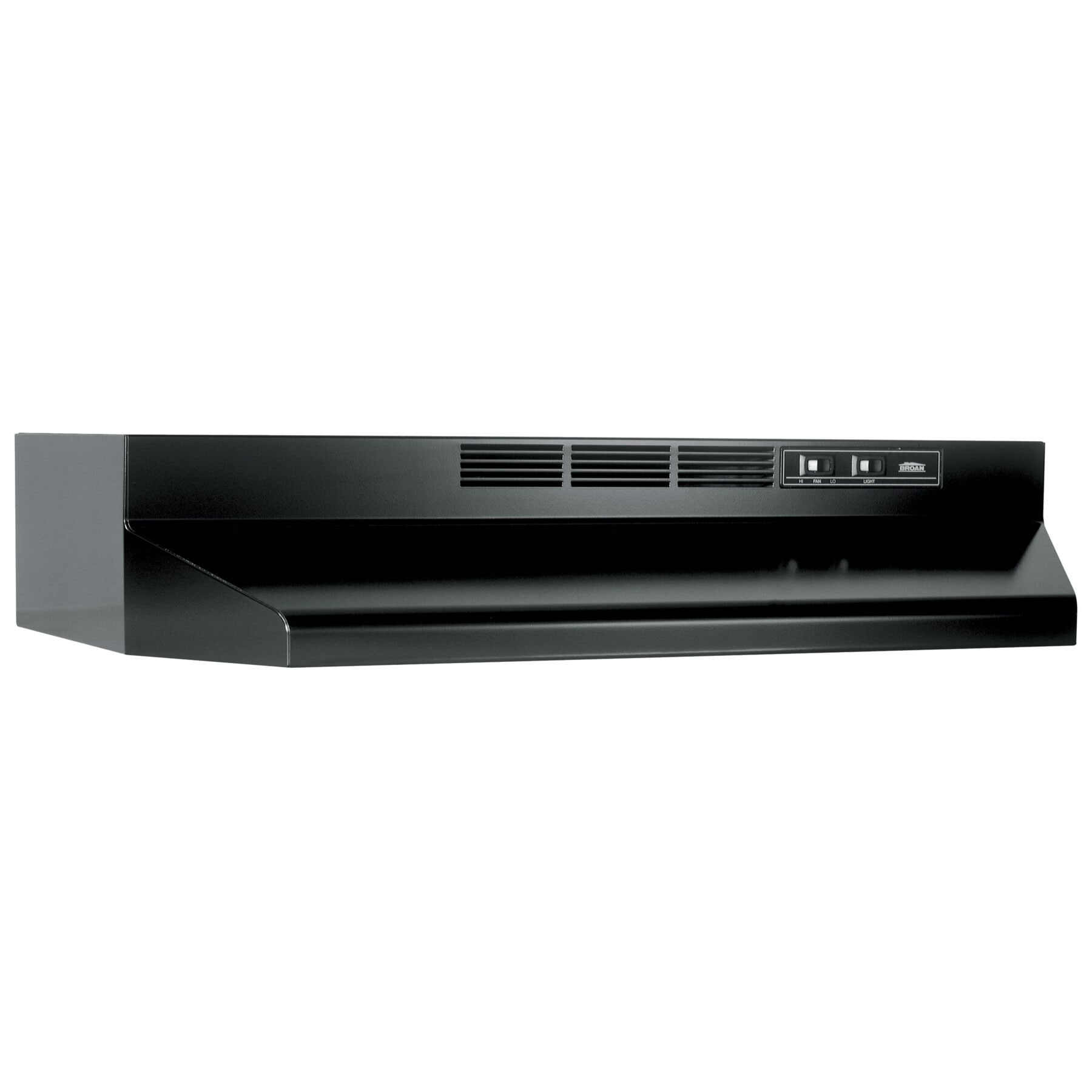 Broan 30 in Ductless Black Undercabinet Range Hood Common 30 in Actual 29 87 in