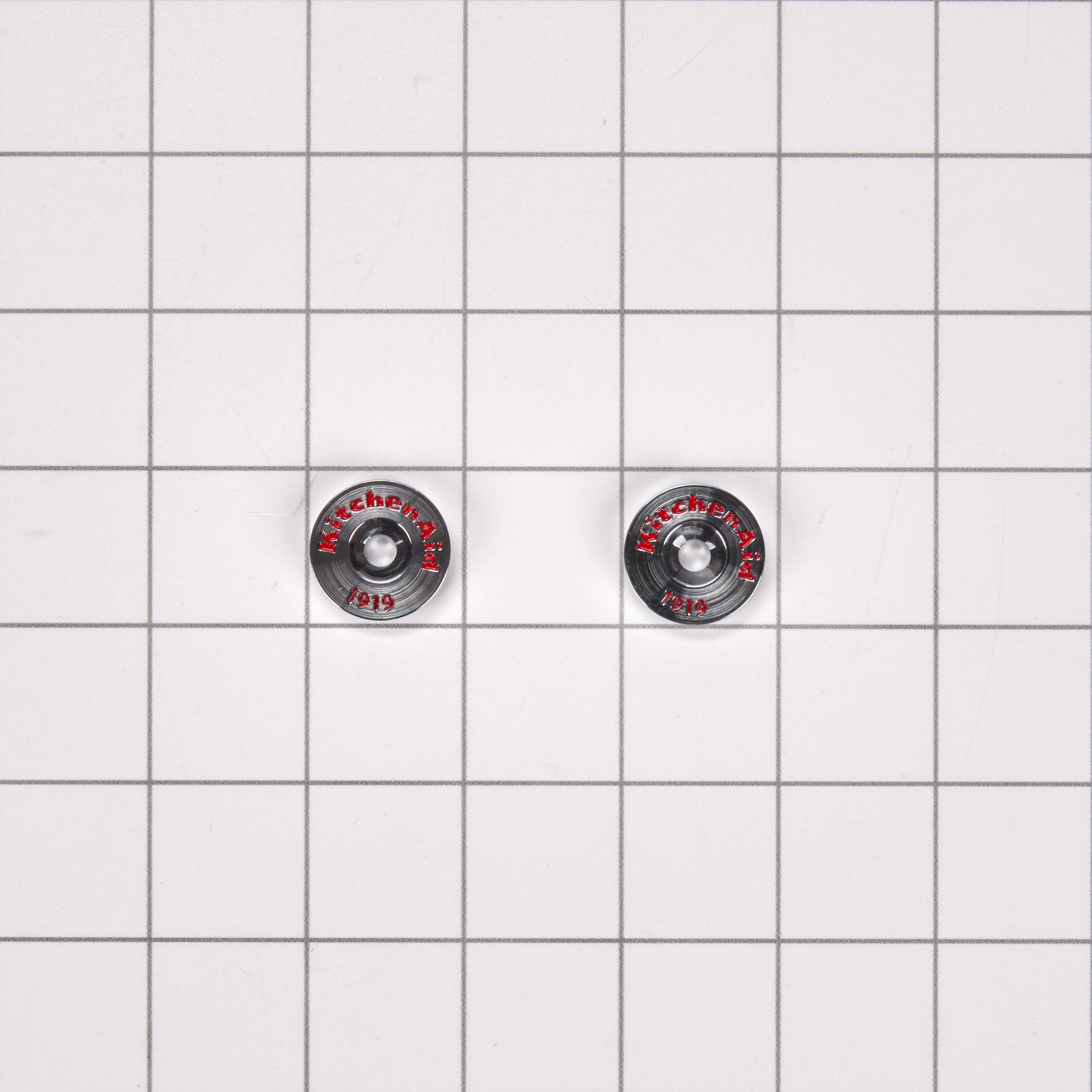 KitchenAid Wall oven handle medallion ( Chrome )