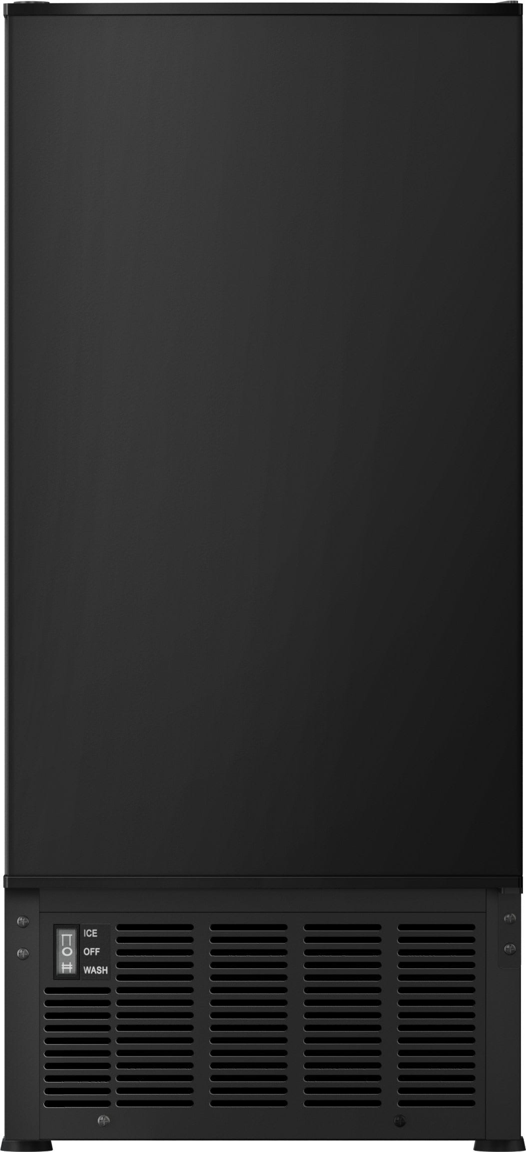 EdgeStar 50 lb Reversible Door Freestanding Built In Cubed Ice Maker Black