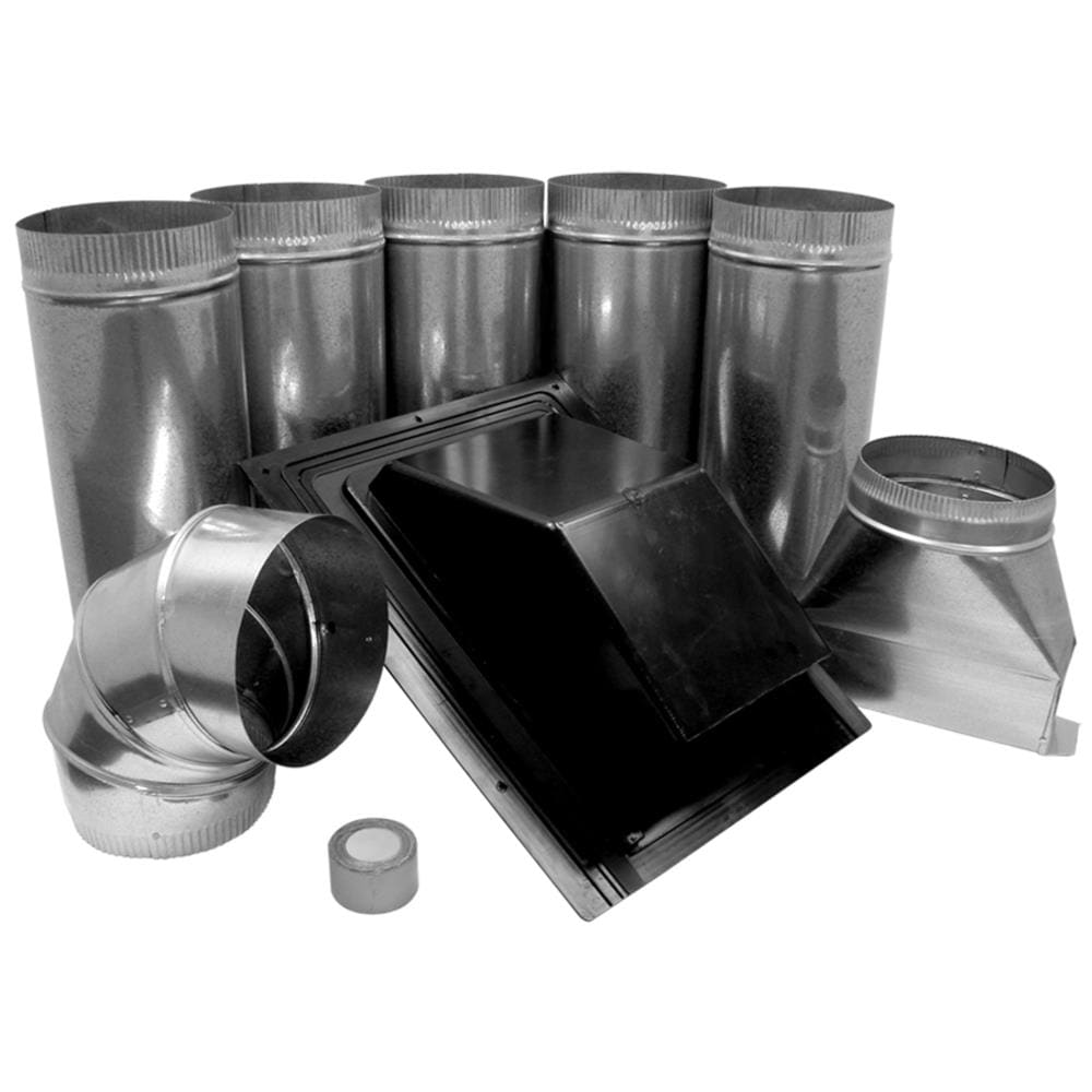 Lambro Universal Exhaust kit 9 -Pack Black