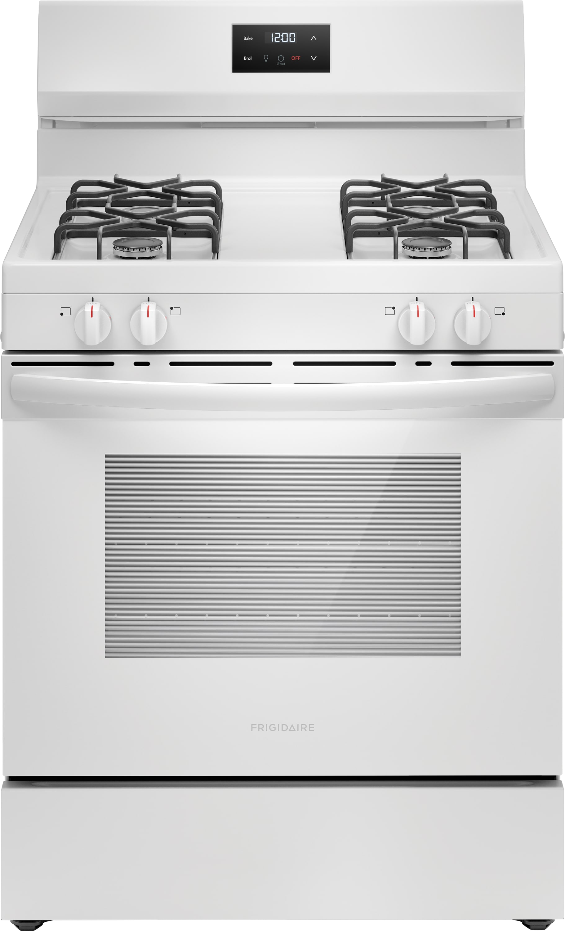 Frigidaire 30-in 4 burners 5.1-cu ft Freestanding Natural Gas Range ( White )