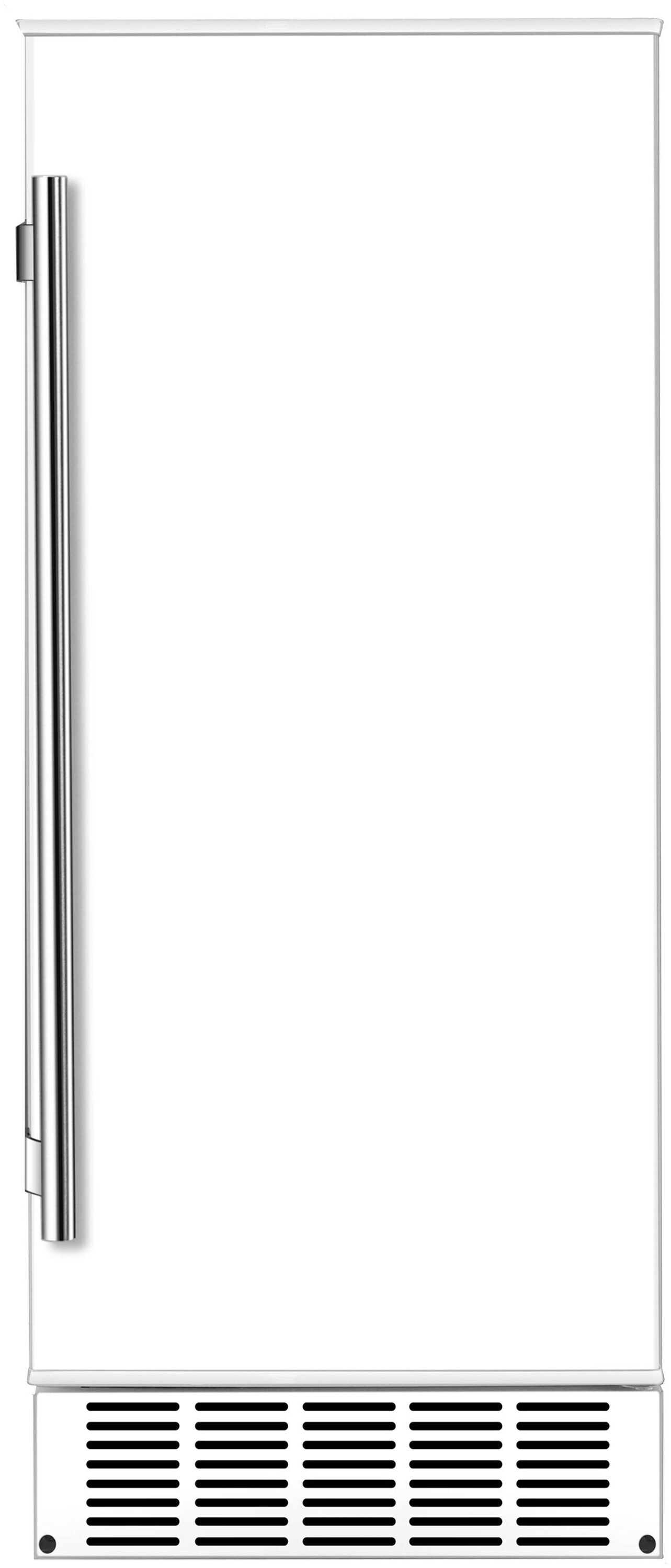 EdgeStar 15 Inch Wide 20 Lb Built In Ice Maker with Up to 25 Lbs Daily Ice Production White