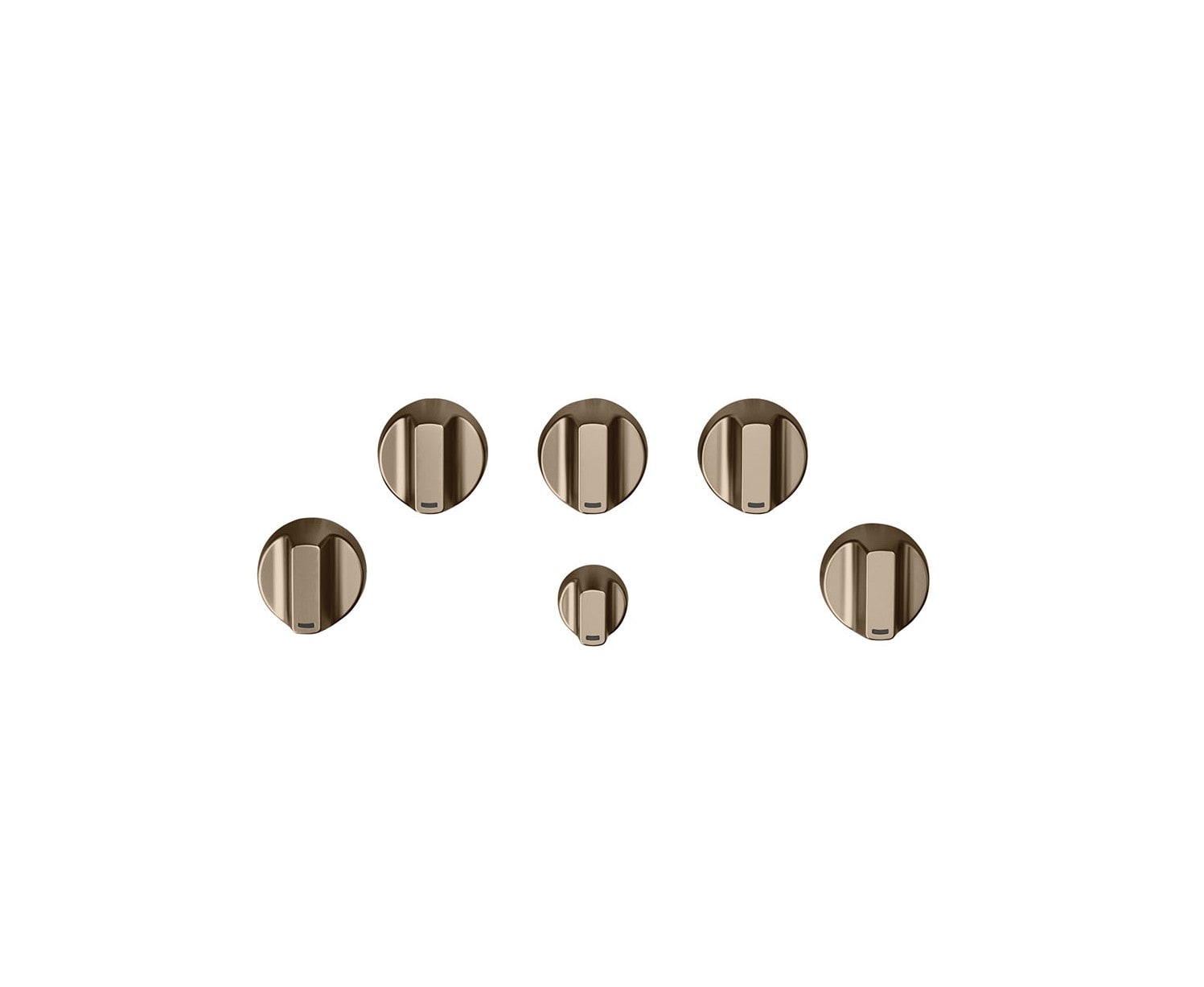 Cafe 30-in Gas cooktop Knob kit ( Brushed Bronze )