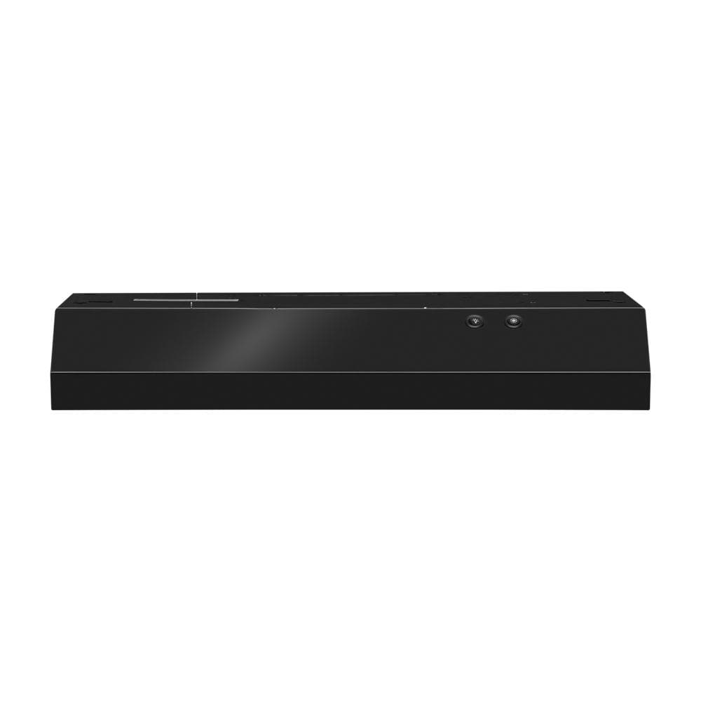 Whirlpool 30 in Ducted Black Undercabinet Range Hood Common 30 in Actual 29 9 in