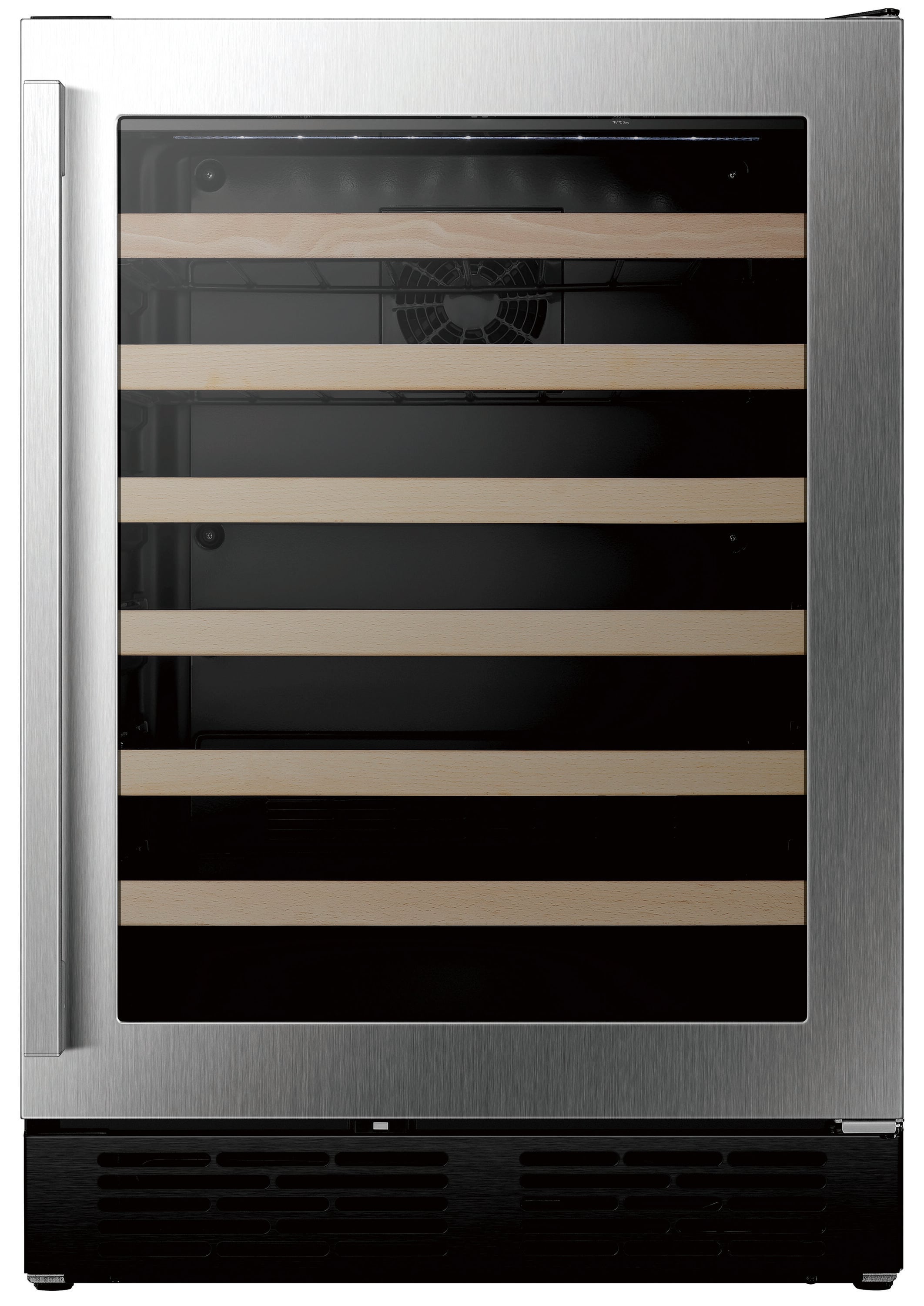 Hisense 23.4-in W 54 -Bottles Stainless steel Built-in/Freestanding Indoor Wine Cooler