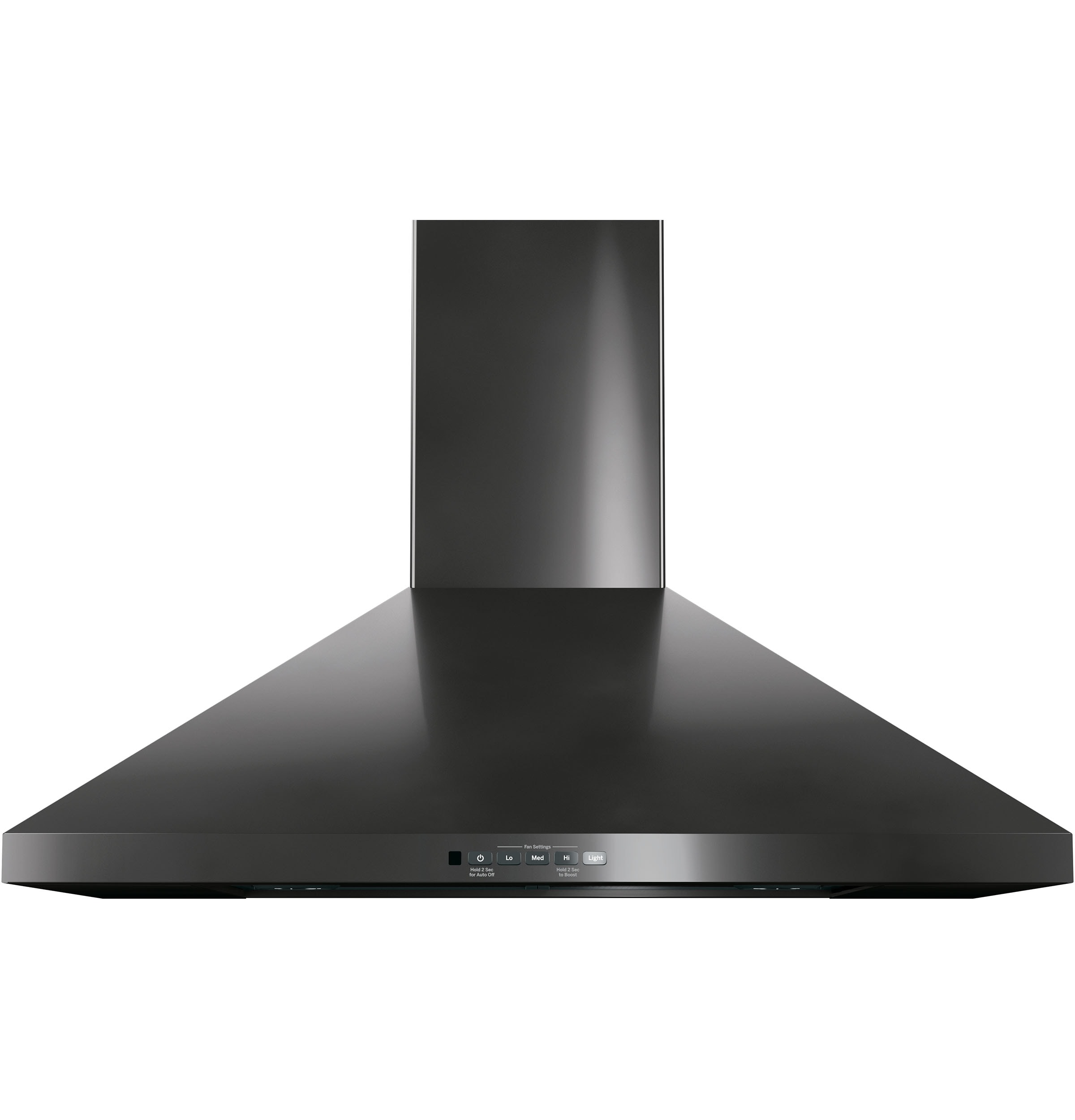 GE Convertible Black Stainless Wall Mounted Range Hood Common 30 Inch Actual 30 in