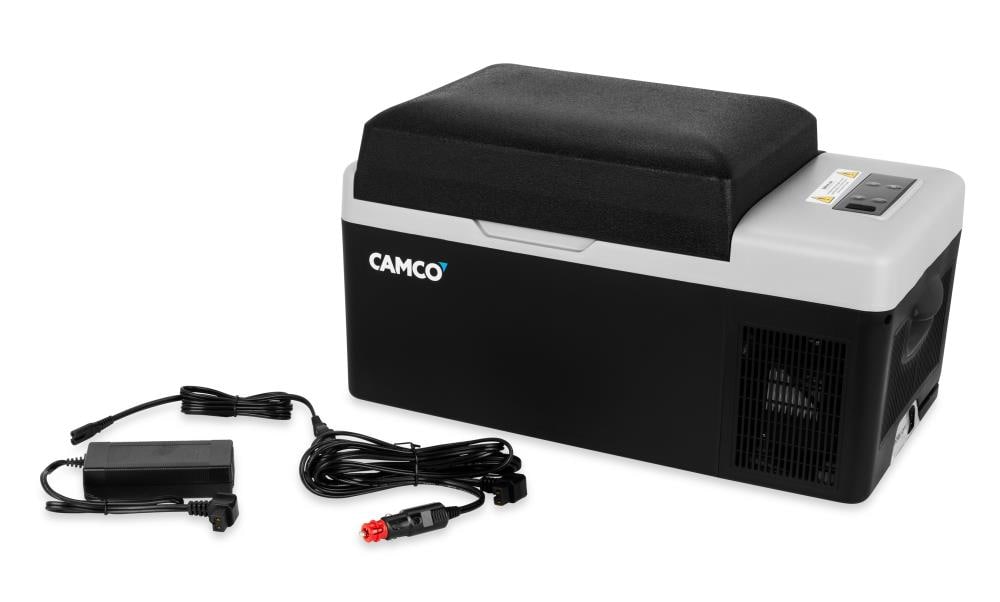 CAMCO 24-in W 28 -Can Capacity Black Portable Indoor Beverage Refrigerator