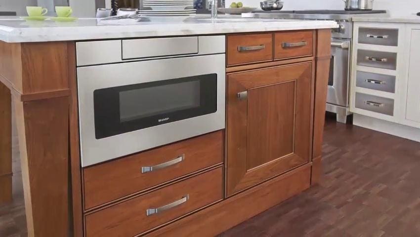 Sharp Microwave Drawer Stainless Steel Common Actual 23 875 in