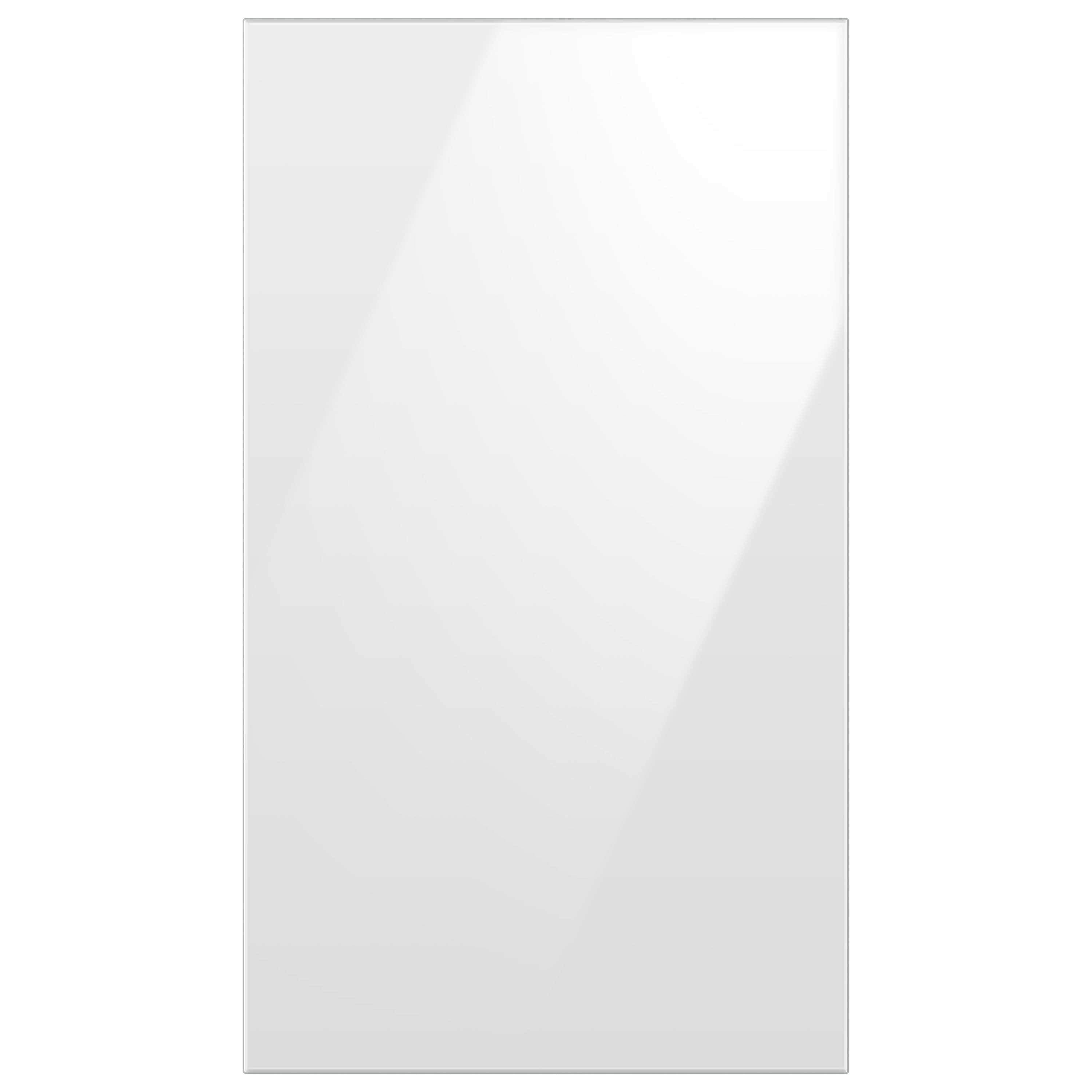Samsung Bespoke 4-door Flex Refrigerator Bottom Panel In White Glass