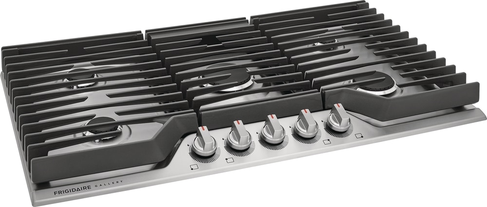 Frigidaire Gallery 36-in 5 burners Stainless steel Gas Cooktop