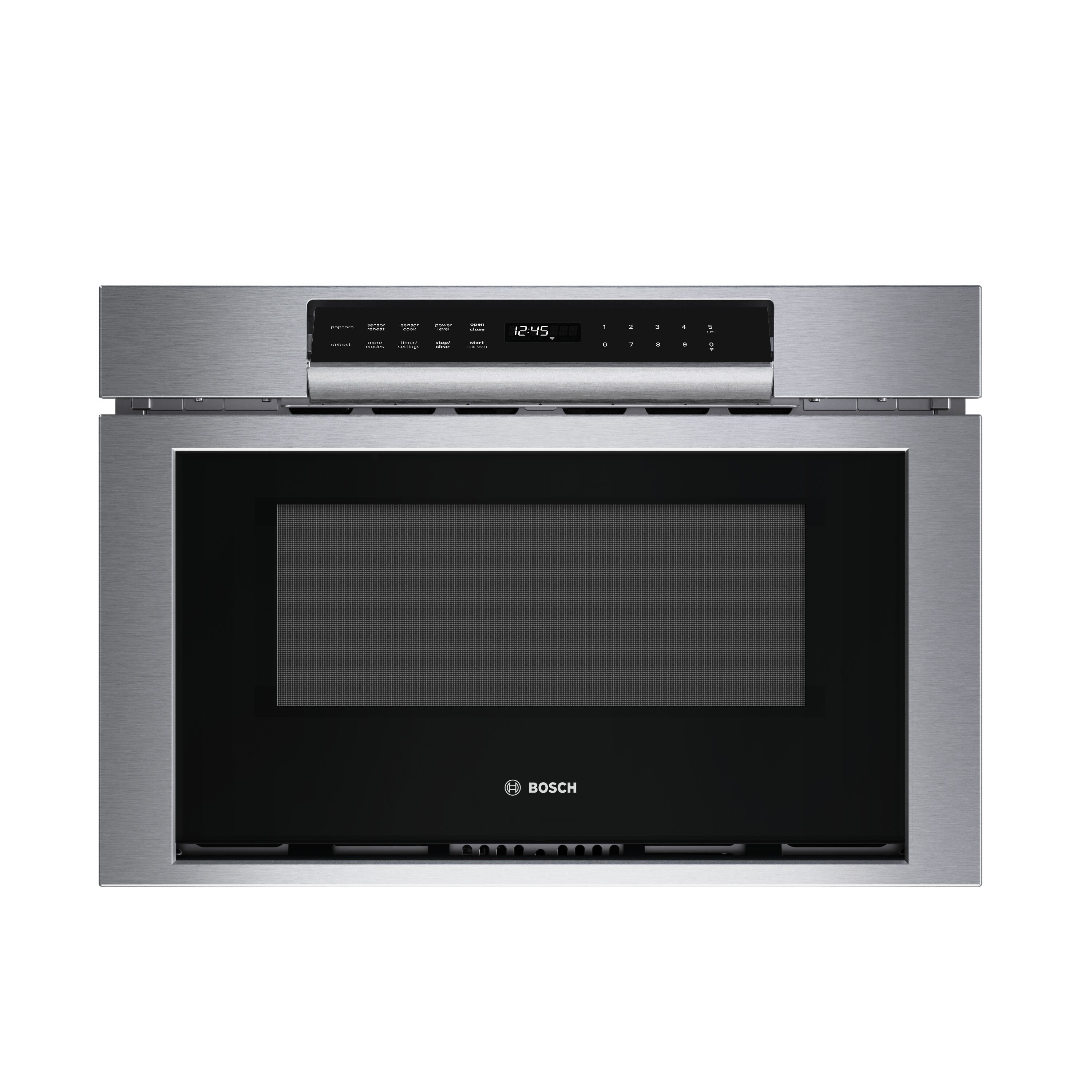 Bosch 800 Series 24in 1 2 cu ft Built In Microwave Drawer in Stainless Steel