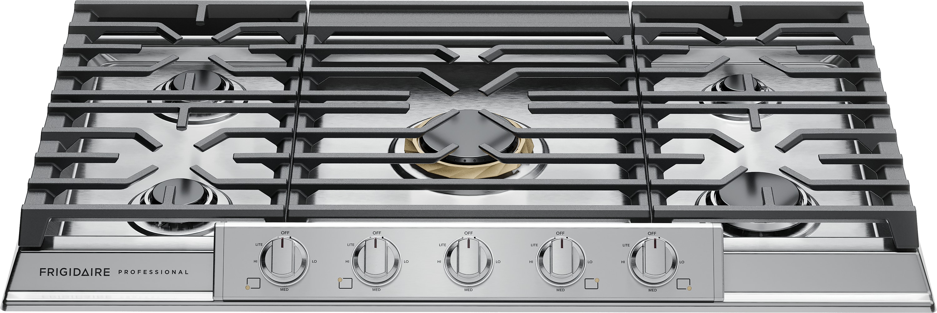 Frigidaire Professional 36-in 5 burners Stainless steel Gas Cooktop