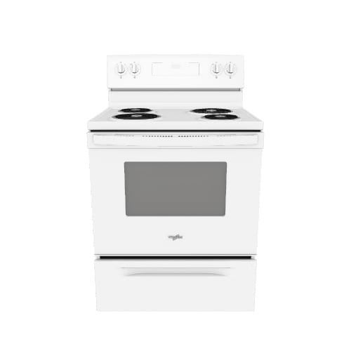 Whirlpool 30-in 4 burners 4.8-cu ft Freestanding Electric Range ( White )