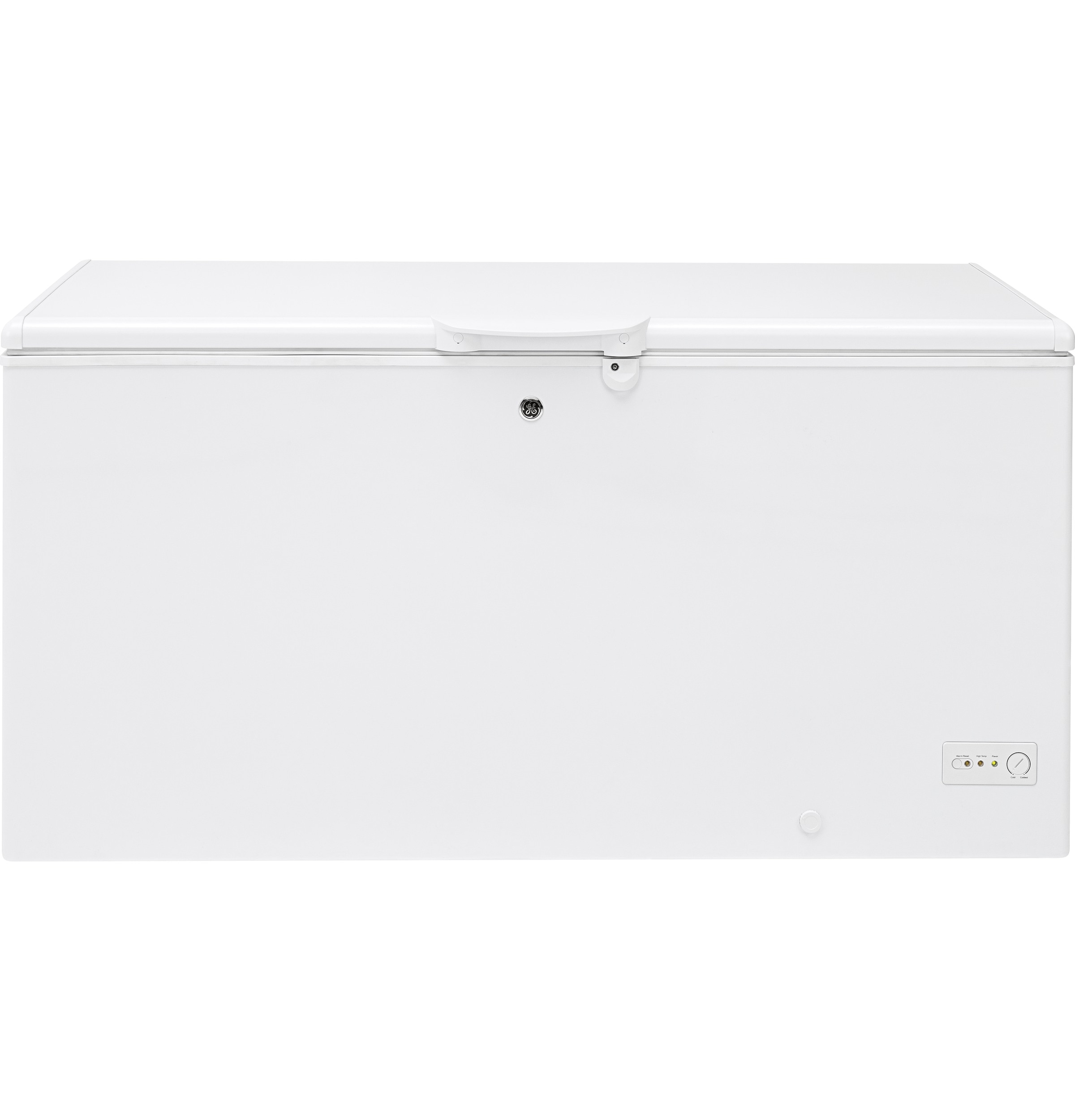 GE Garage Ready 15 7 cu ft Manual Defrost Chest Freezer with Temperature Alarm White ENERGY STAR