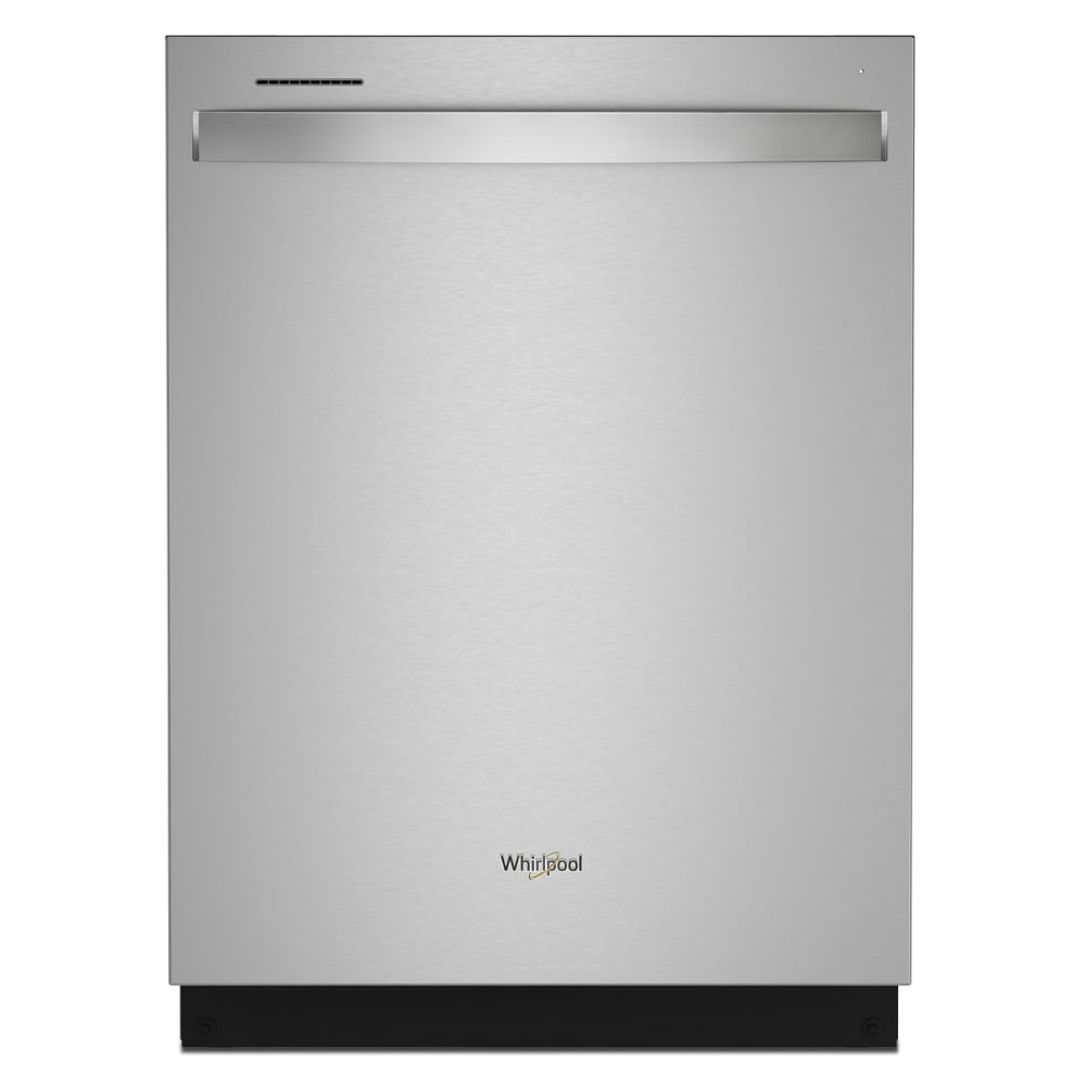 Whirlpool Eco Series Large Capacity 24-in Top Control Built-in Dishwasher With Third Rack ( Fingerprint Resistant Stainless Steel ) , 47-Decibel Very Quiet Sound Level