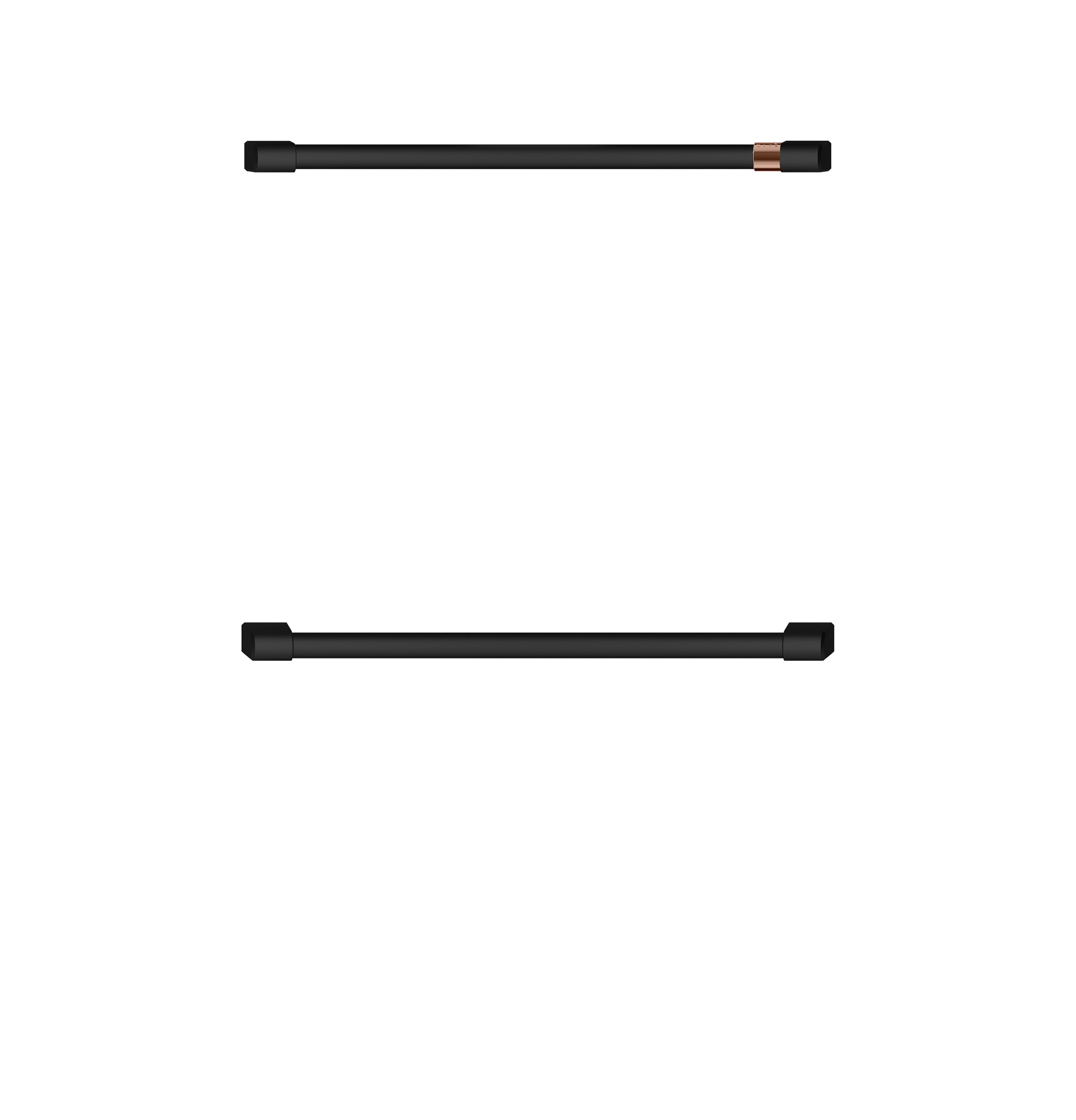 Cafe 30 in Double Wall Oven 2 Piece Handle Kit Flat Black