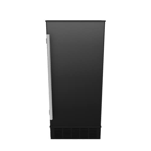 EdgeStar 15 Inch Wide 20 Lb Built In Ice Maker with Up to 25 Lbs Daily Ice Production Black