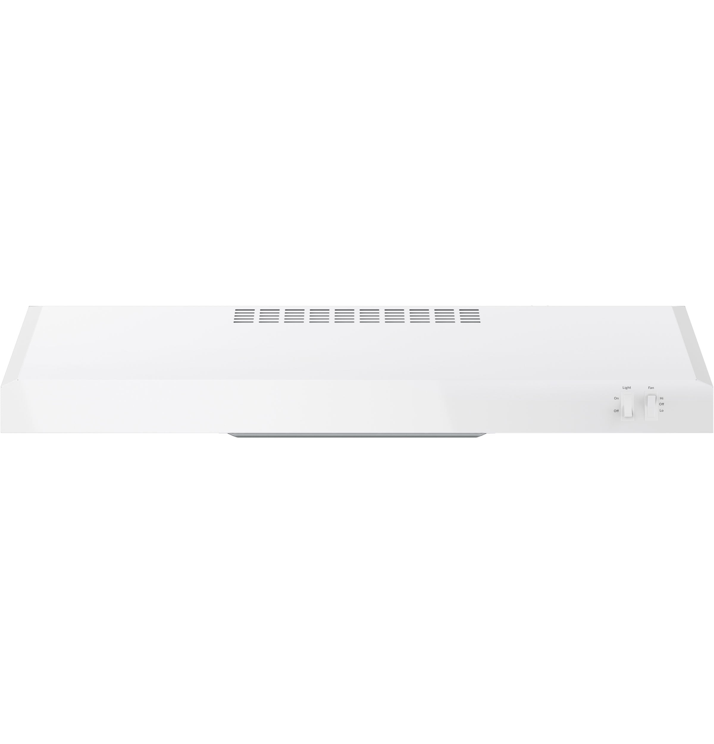 GE 30 in Ducted White Undercabinet Range Hood Common 30 in Actual 29 875 in