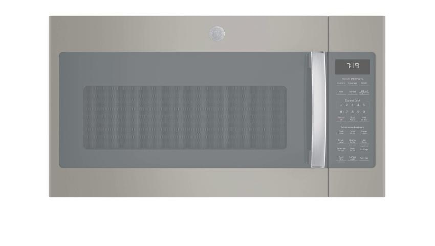 GE 1 9 cu ft Over the Range Microwave with Sensor Cooking Fingerprint Resistant Slate