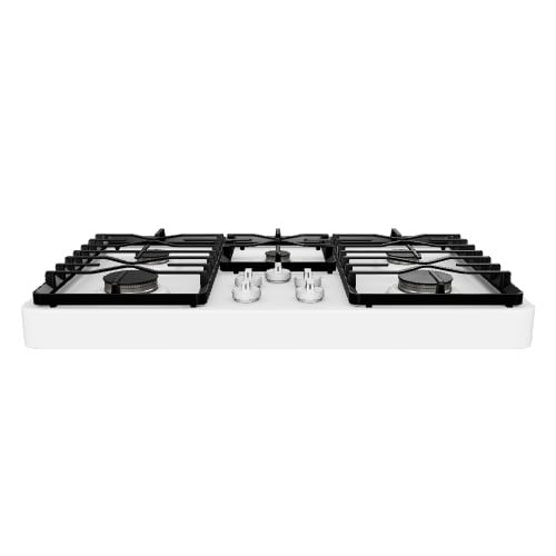 GE 36-in 5 burners White Gas Cooktop
