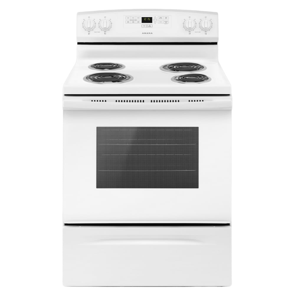 Amana 30-in 4 burners 4.8-cu ft Freestanding Electric Range ( White )