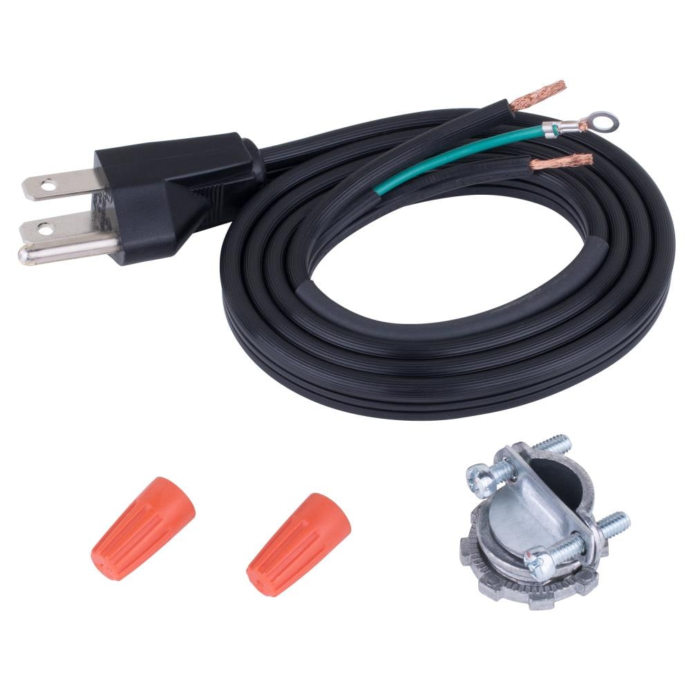 Mr. Scrappy 3-ft 15 -Amp 3 -Prong Black Garbage disposal Appliance Power Cord