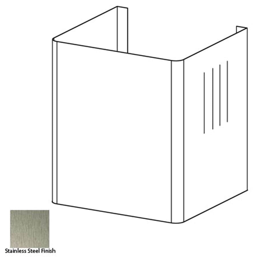 Broan Wall-Mounted range hood Flue extension Stainless Steel