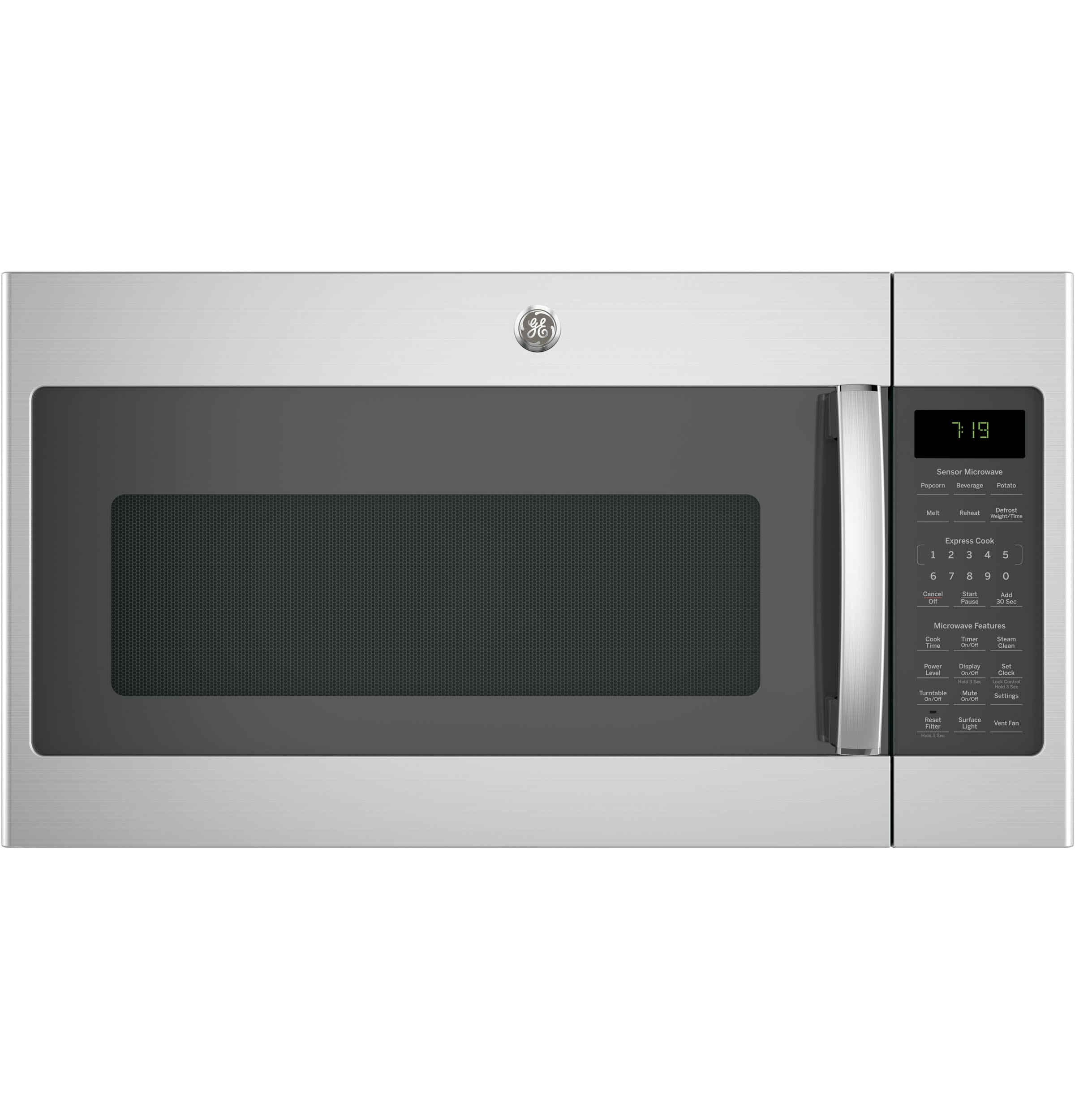 GE 1 9 cu ft Over the Range Microwave with Sensor Cooking Stainless Steel
