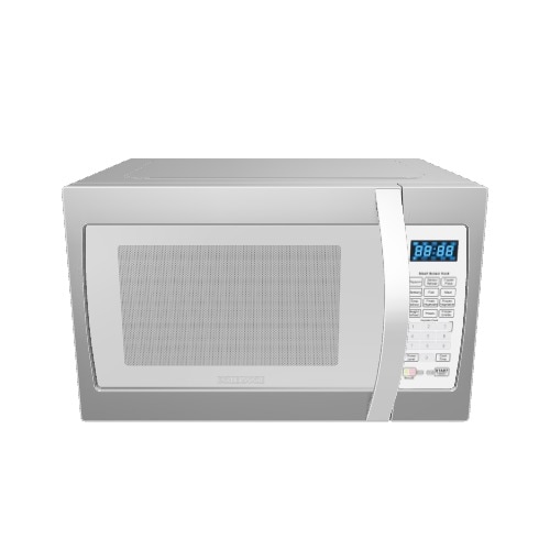 Farberware 1 3 cu ft 1100 Countertop Microwave White Platinum