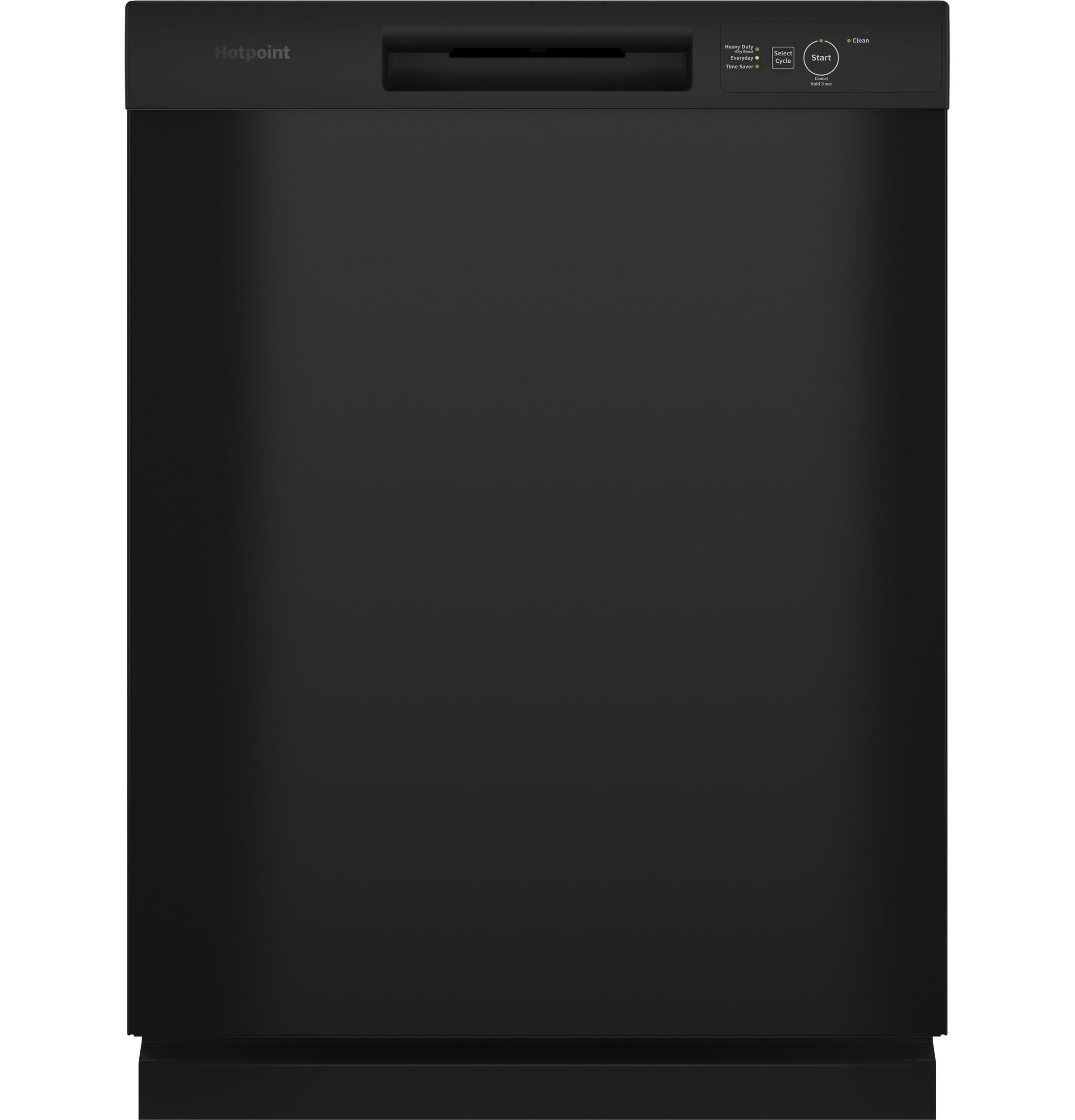 Hotpoint 60 Decibel Built in Dishwasher Hard Food Disposer Black Common 24 in Actual 23 75 in ENERGY STAR